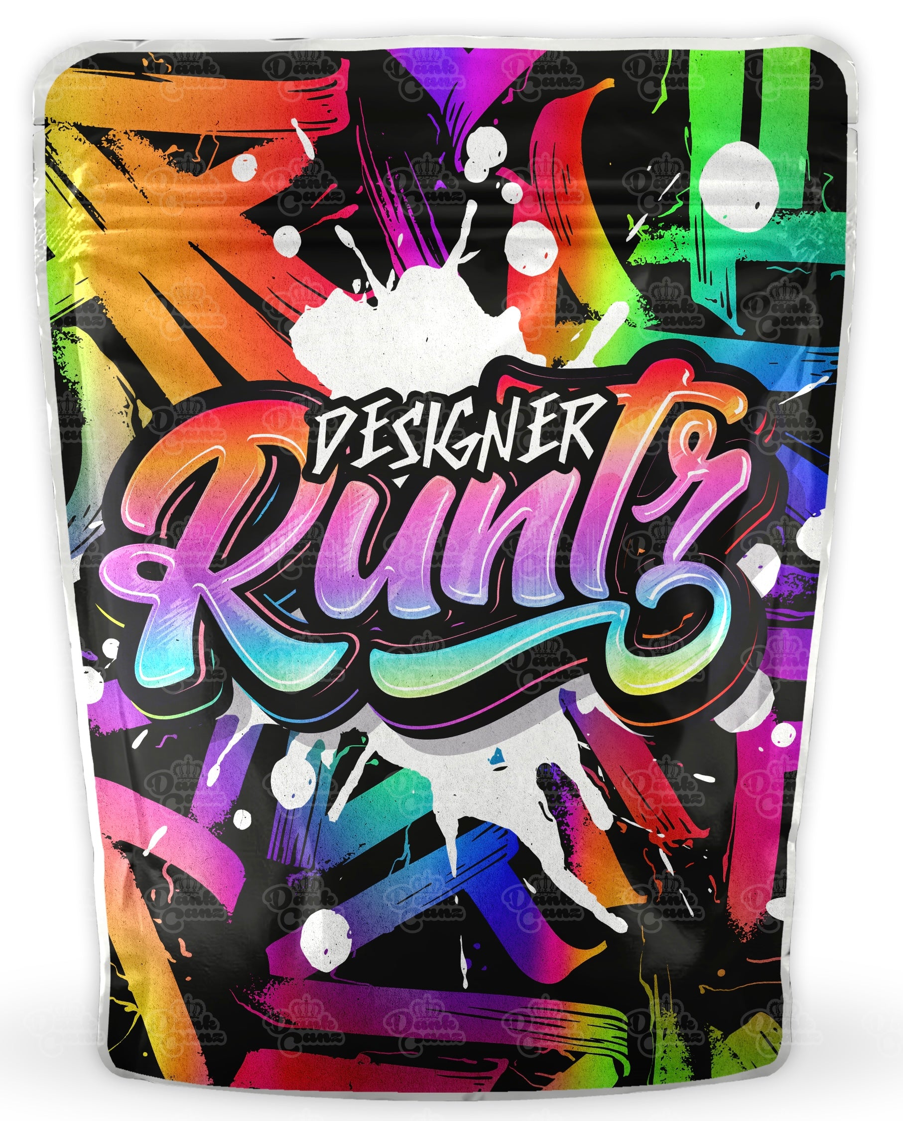 Designer Runtz Mylar Bags - DC Packaging Custom Cannabis Packaging