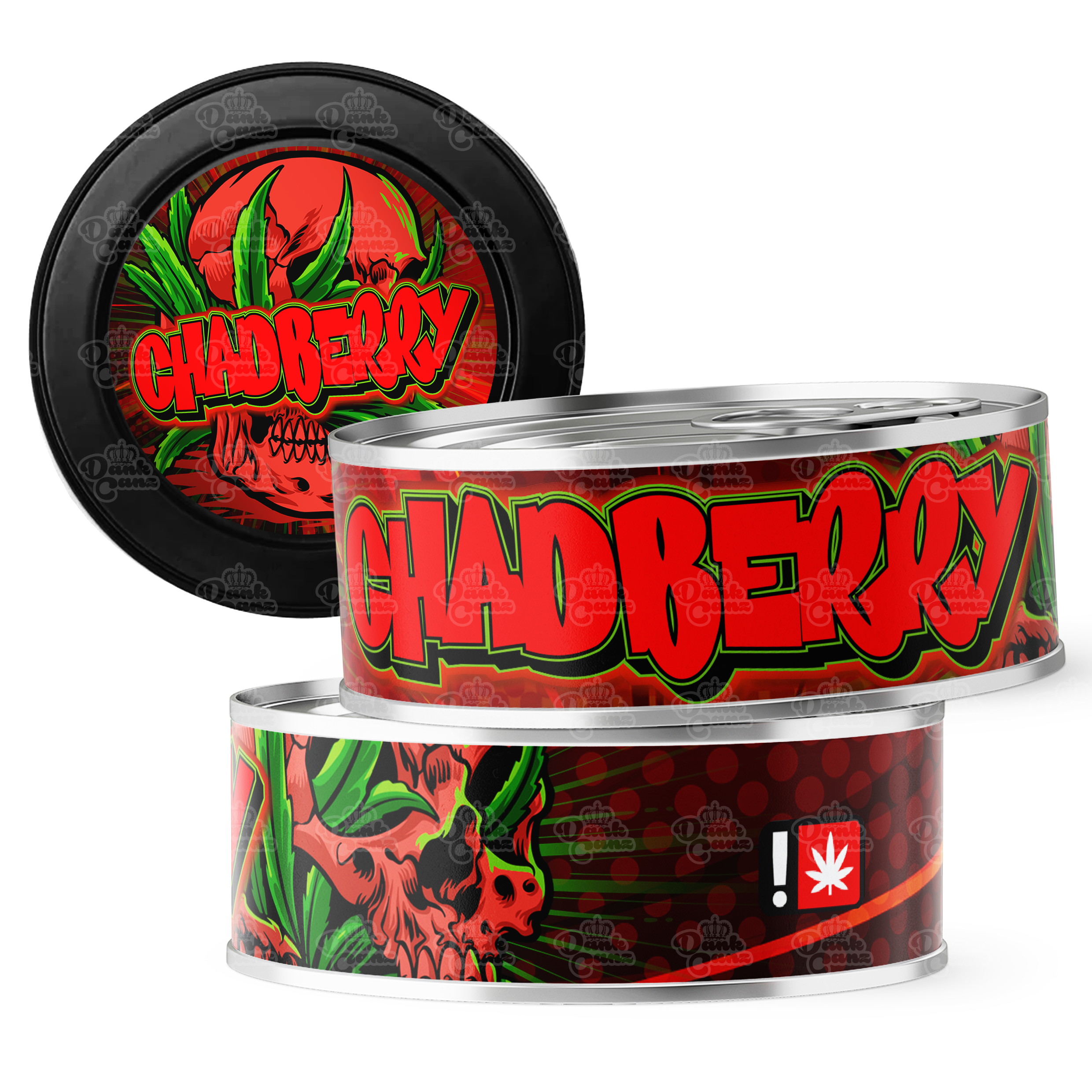 Chadberry 3.5g Self Seal Tins - DC Packaging Custom Cannabis Packaging
