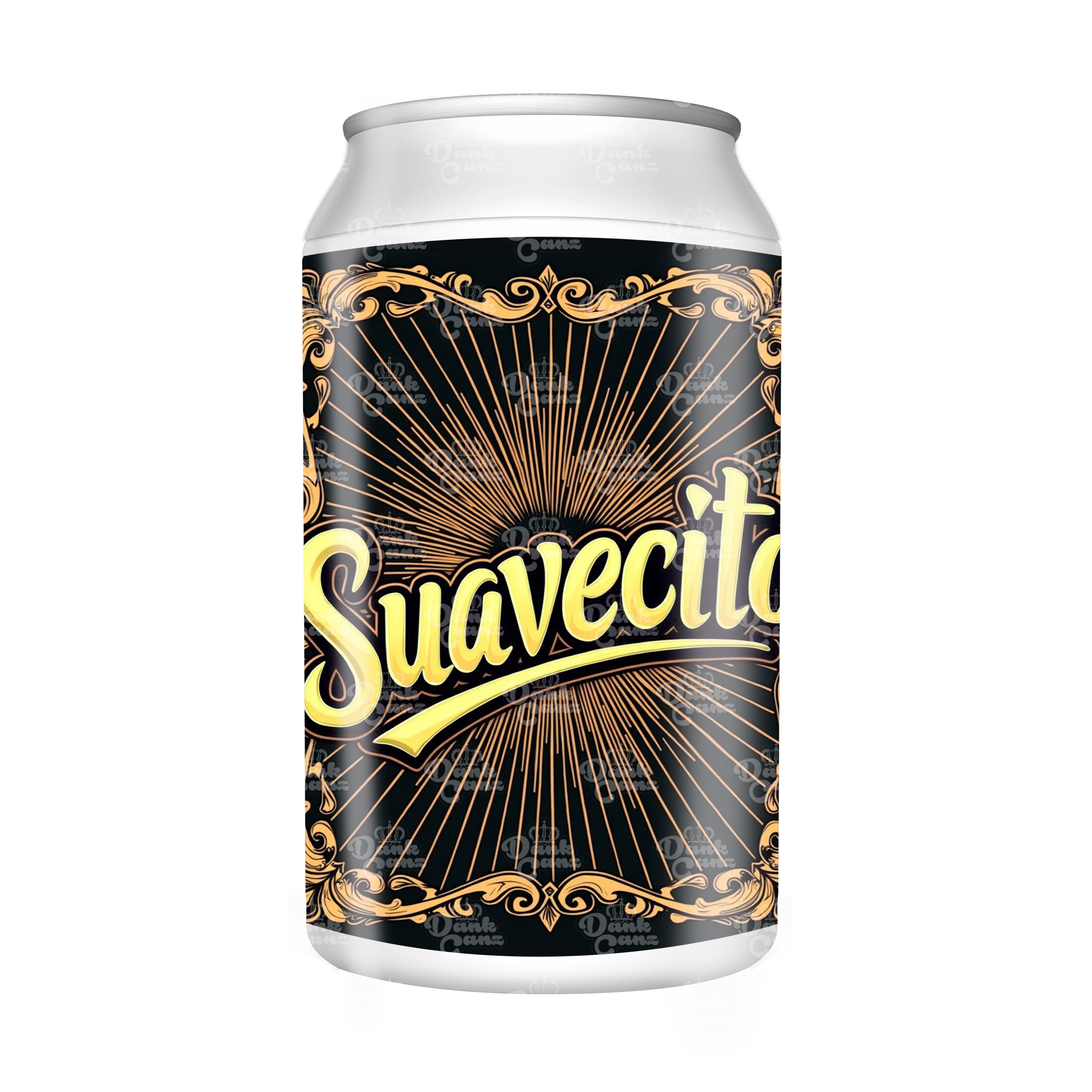 Suavecito 3.5g Plastic Soda Cans - DC Packaging Custom Cannabis Packaging