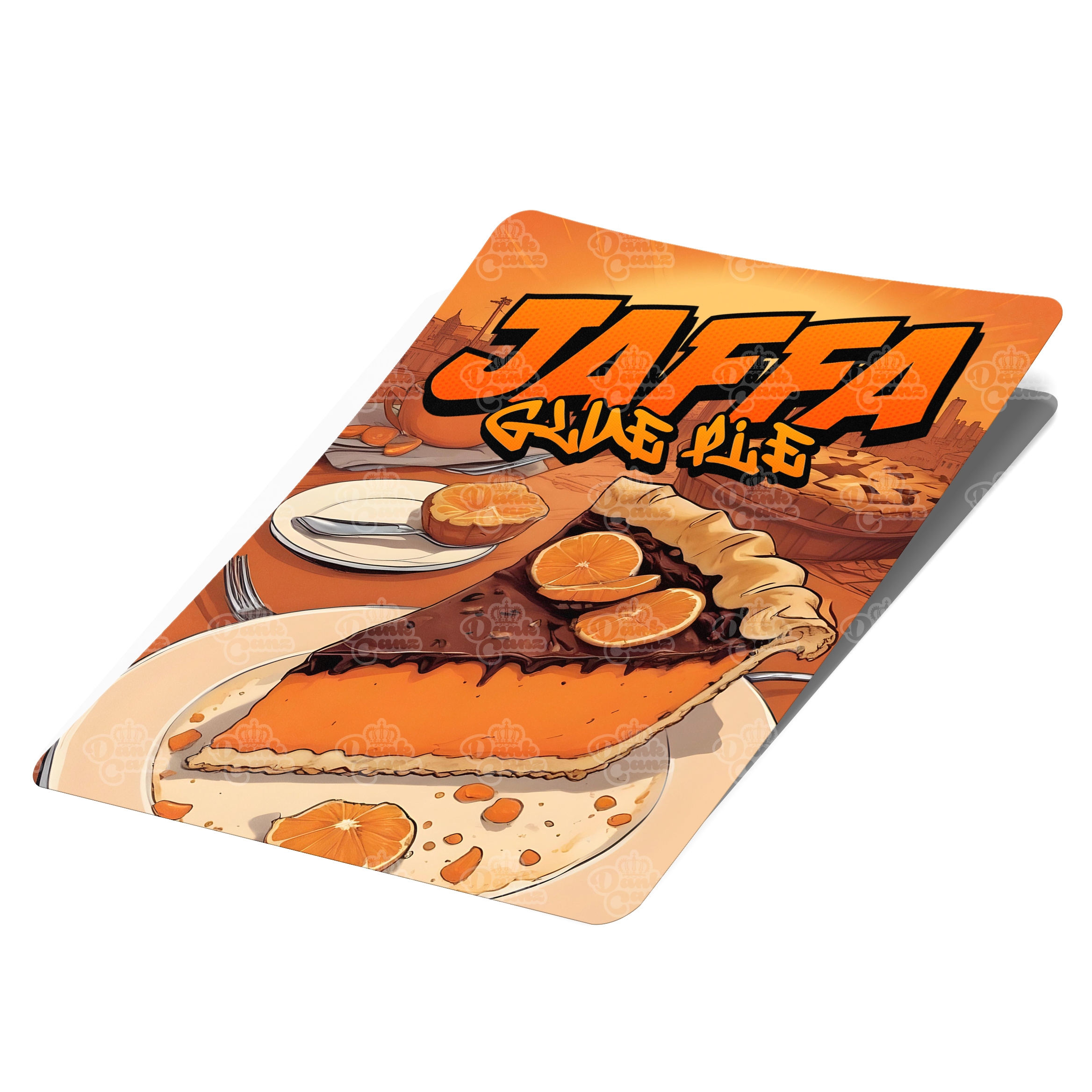 Jaffa Glue Pie Mylar Bag Labels - Labels only - DC Packaging Custom Cannabis Packaging