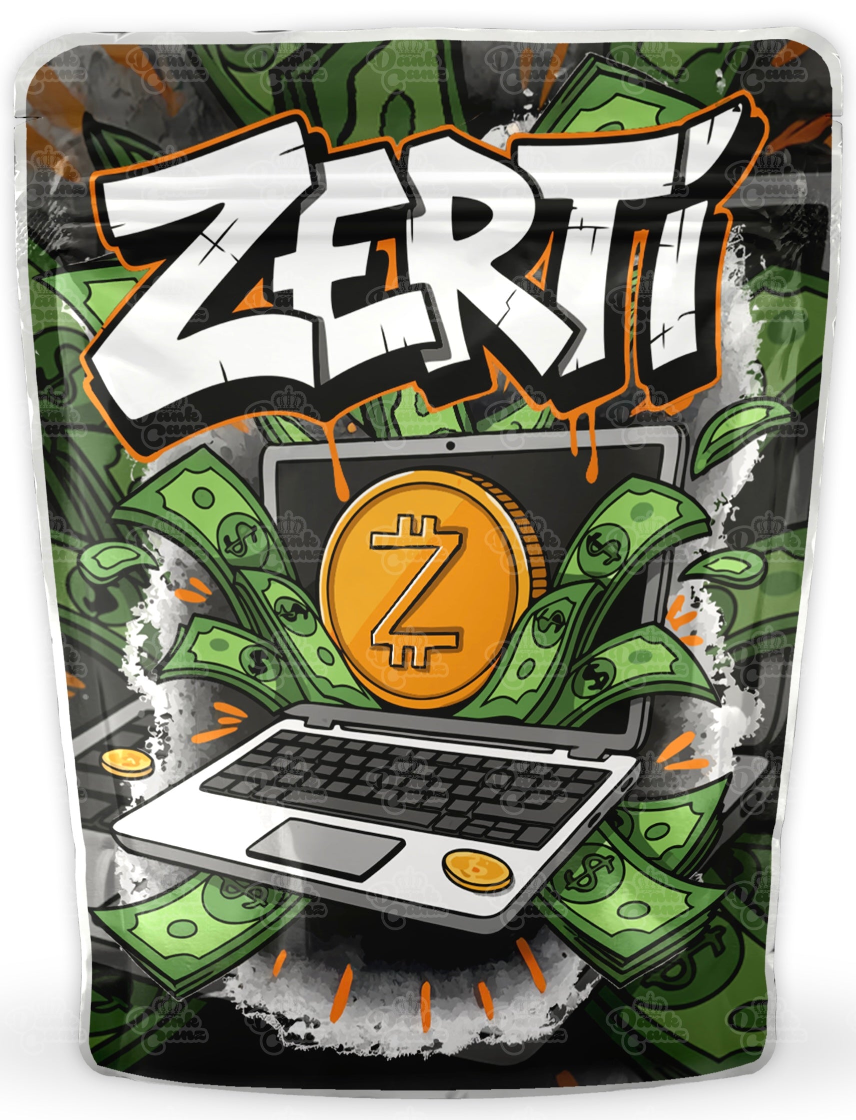 Zerti Mylar Bags - DC Packaging Custom Cannabis Packaging