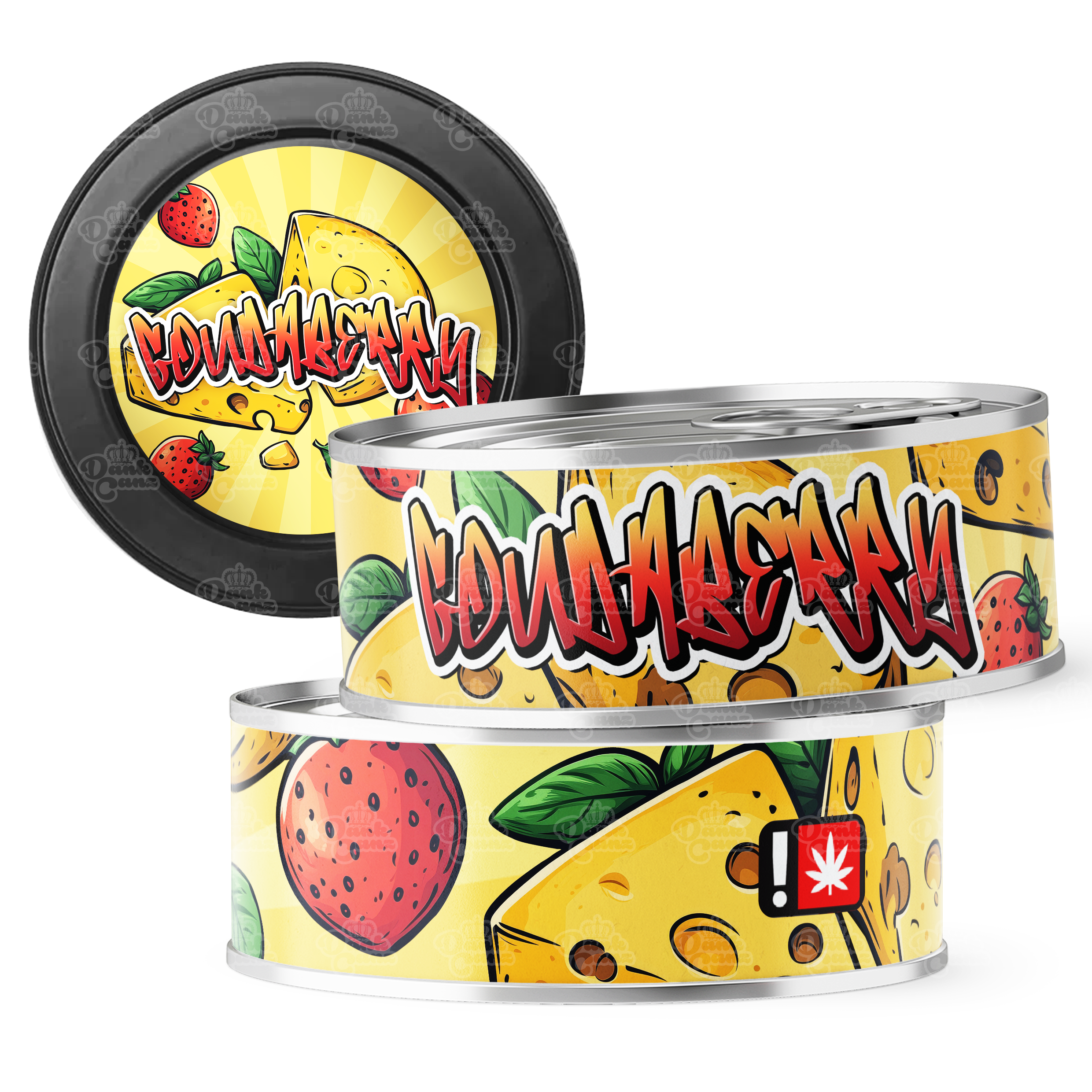 Goudaberry 3.5g Self Seal Tins - DC Packaging Custom Cannabis Packaging