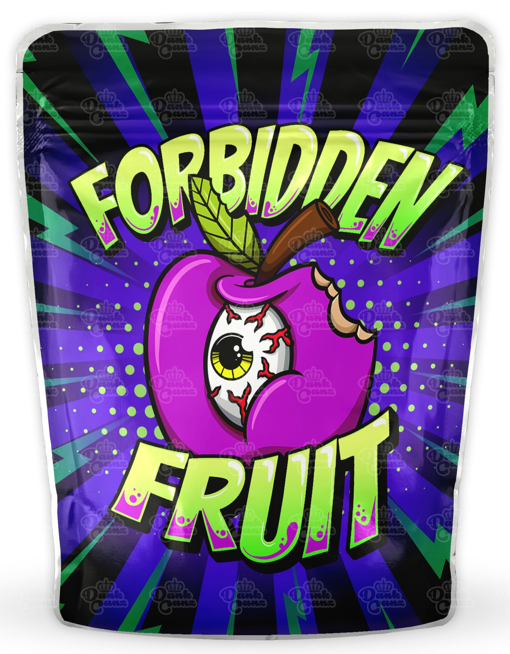 Forbidden Fruit Mylar Bags - DC Packaging Custom Cannabis Packaging