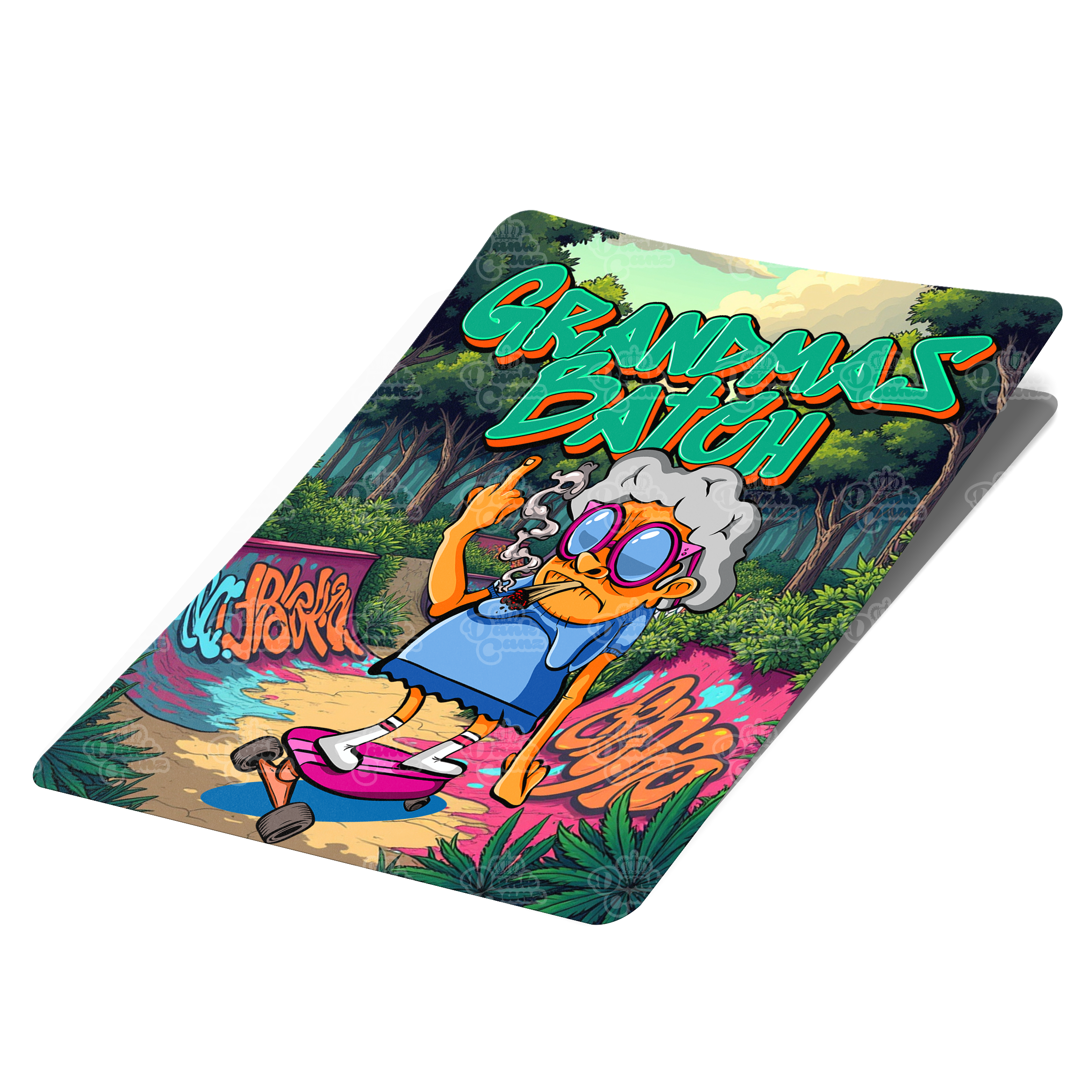 Grandmas Batch Mylar Bag Labels - Labels only - DC Packaging Custom Cannabis Packaging