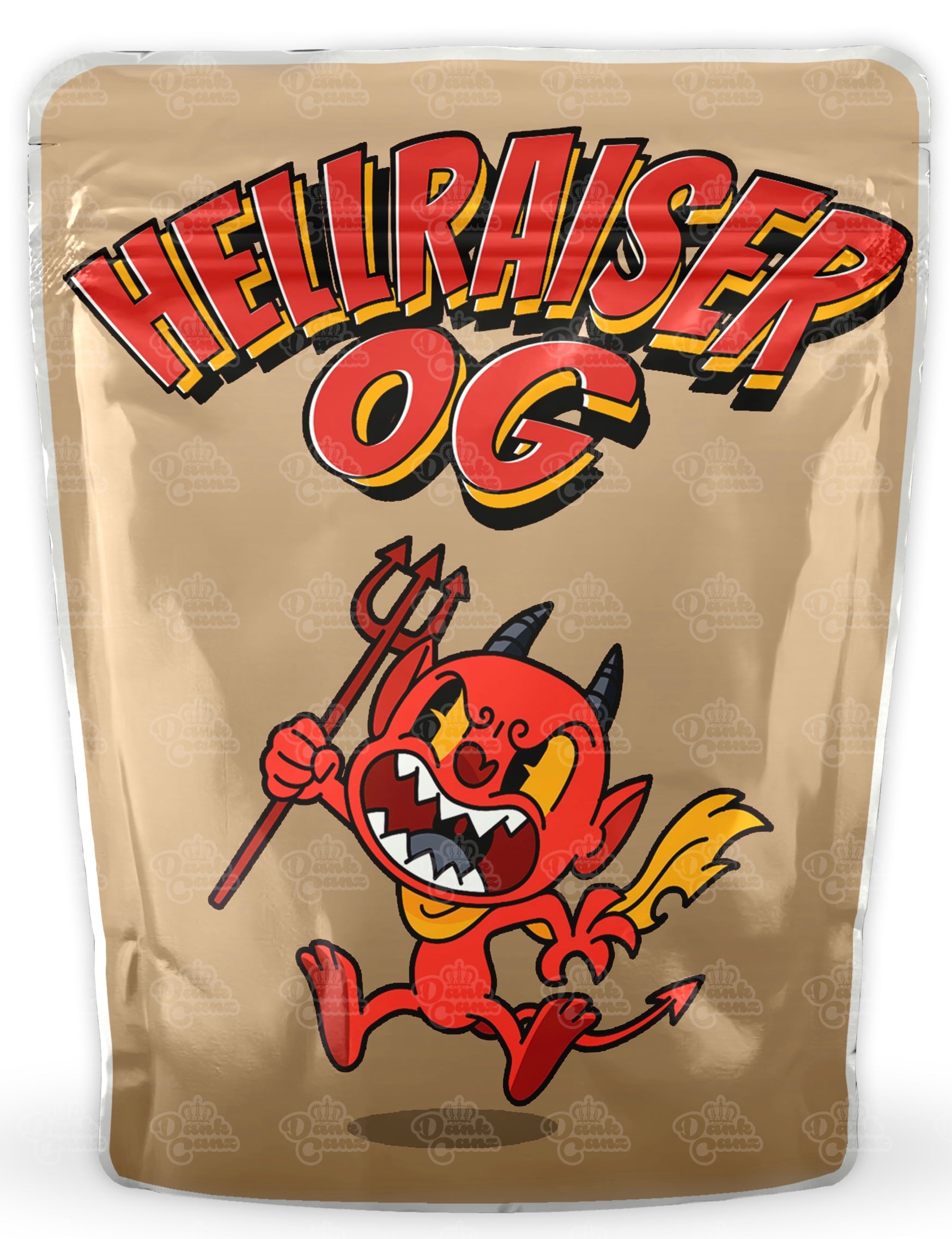 Hell Raiser OG Mylar Bags - DC Packaging Custom Cannabis Packaging