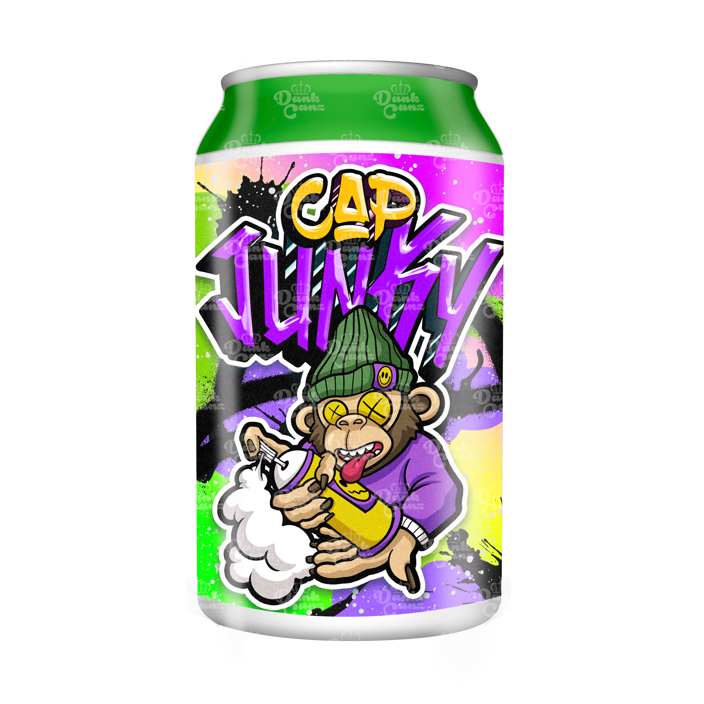 Cap Junky 3.5g Plastic Soda Cans - DC Packaging Custom Cannabis Packaging