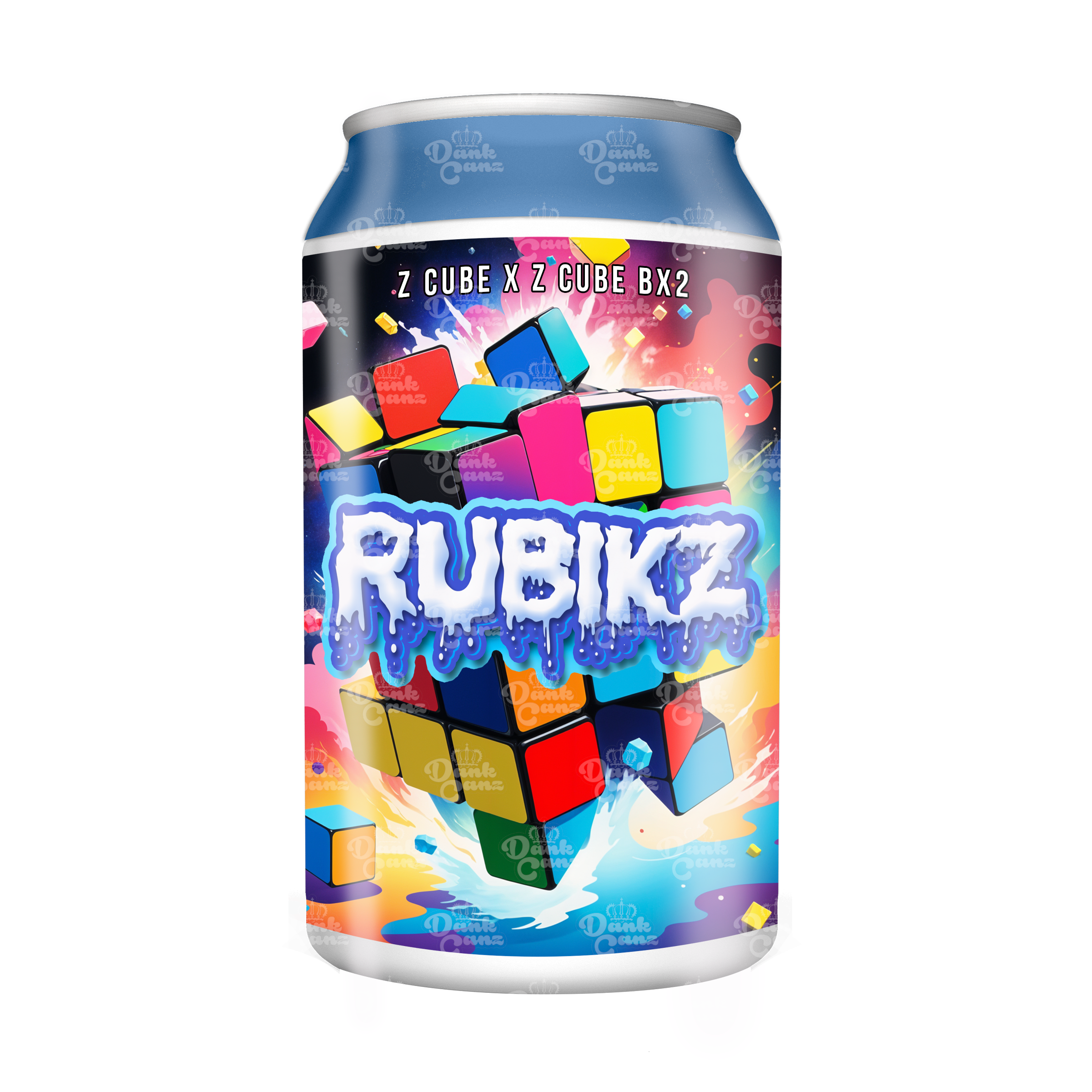 Rubikz 3.5g Plastic Soda Cans - DC Packaging Custom Cannabis Packaging