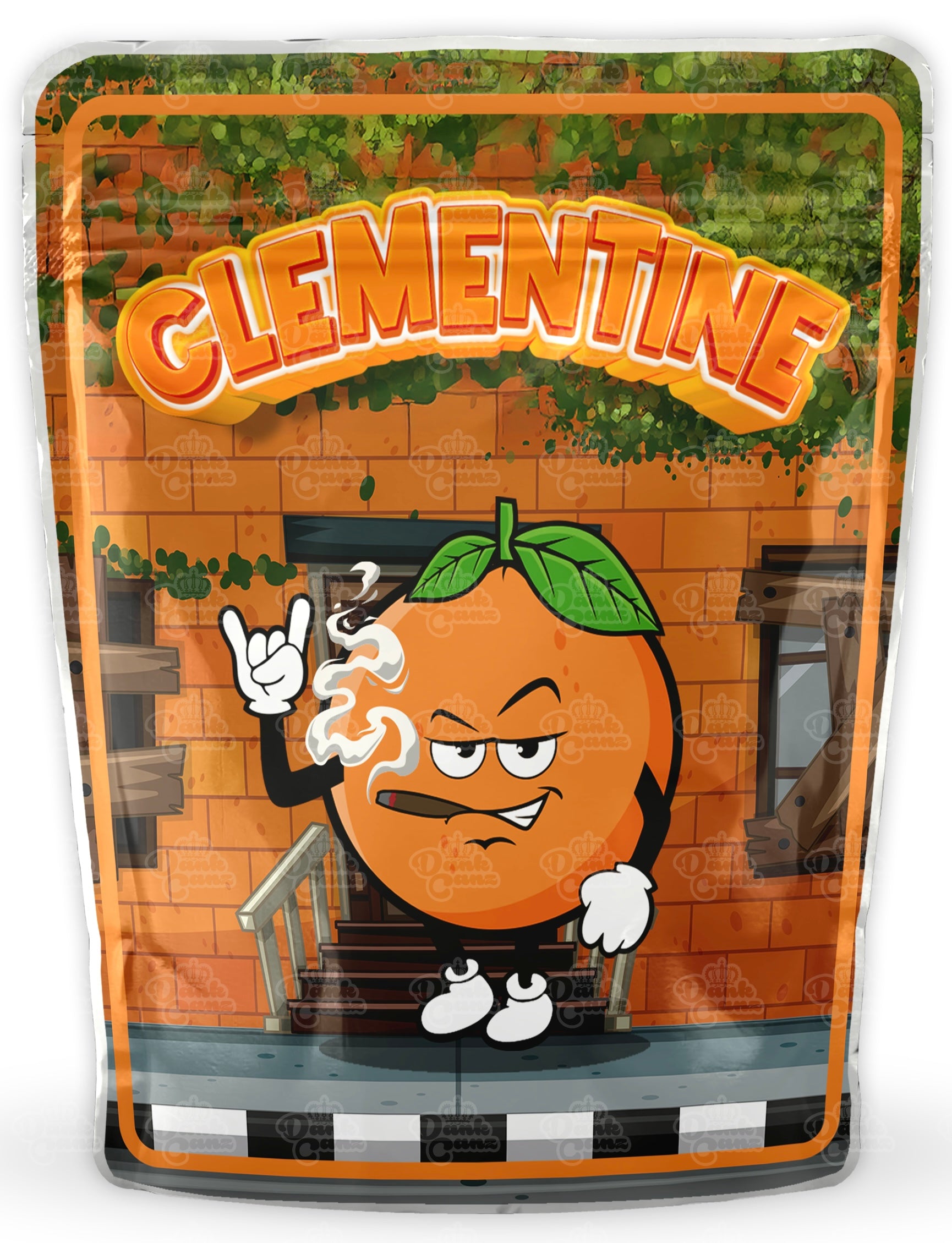 Clementine Mylar Bags - DC Packaging Custom Cannabis Packaging