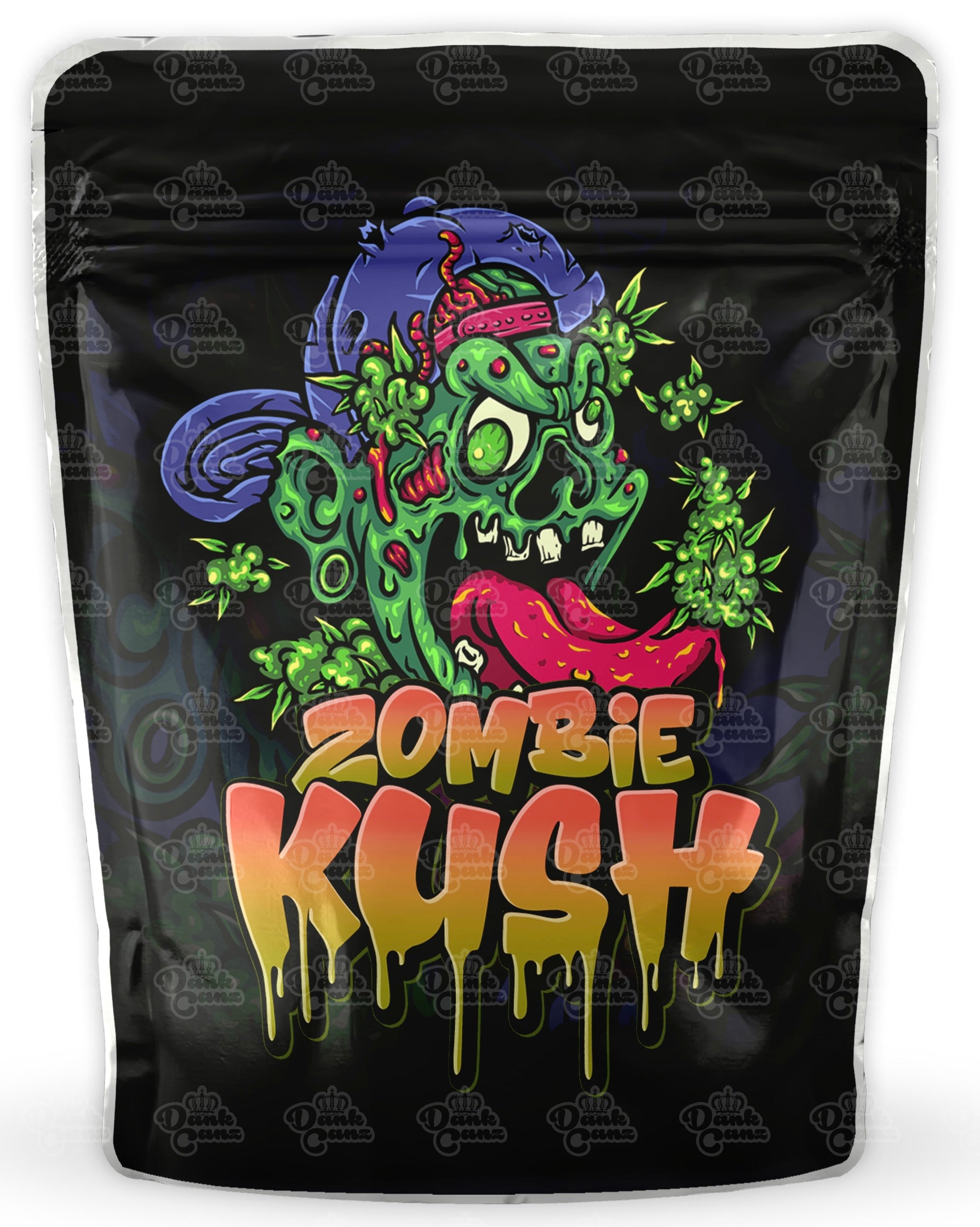 Zombie Kush Mylar Bags - DC Packaging Custom Cannabis Packaging