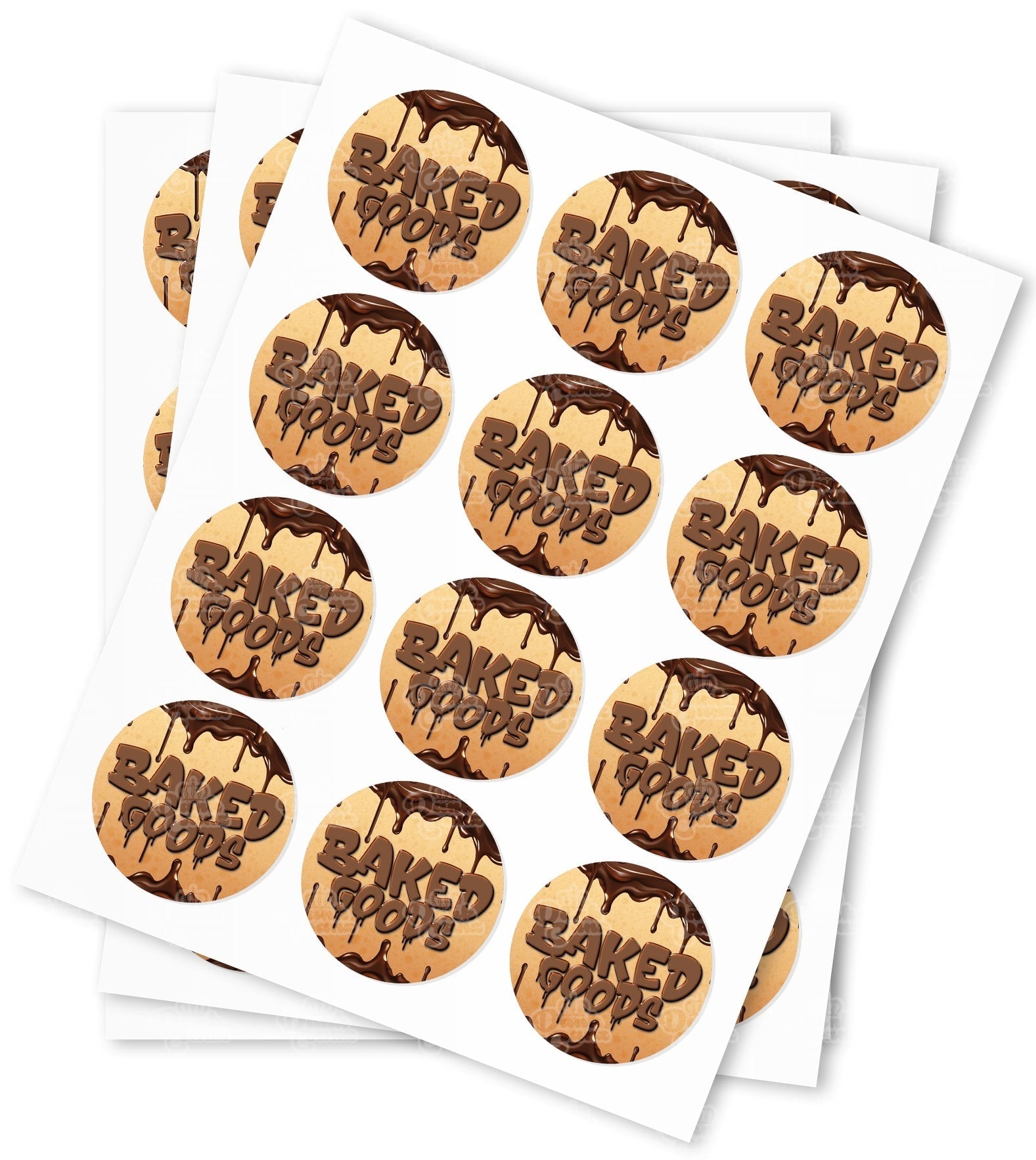Baked Goods Strain Stickers - DC Packaging Custom Cannabis Packaging