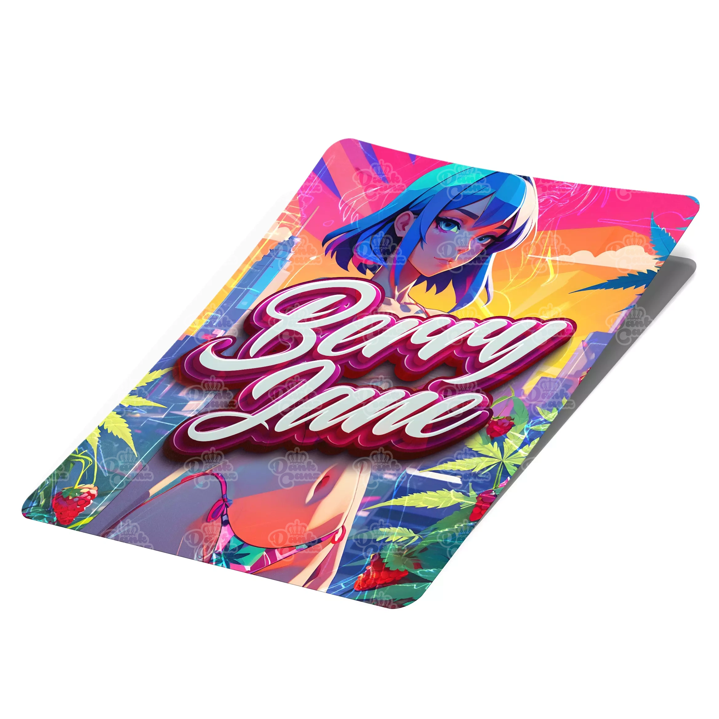 Berry Jane Mylar Bag Labels - Labels only - DC Packaging Custom Cannabis Packaging