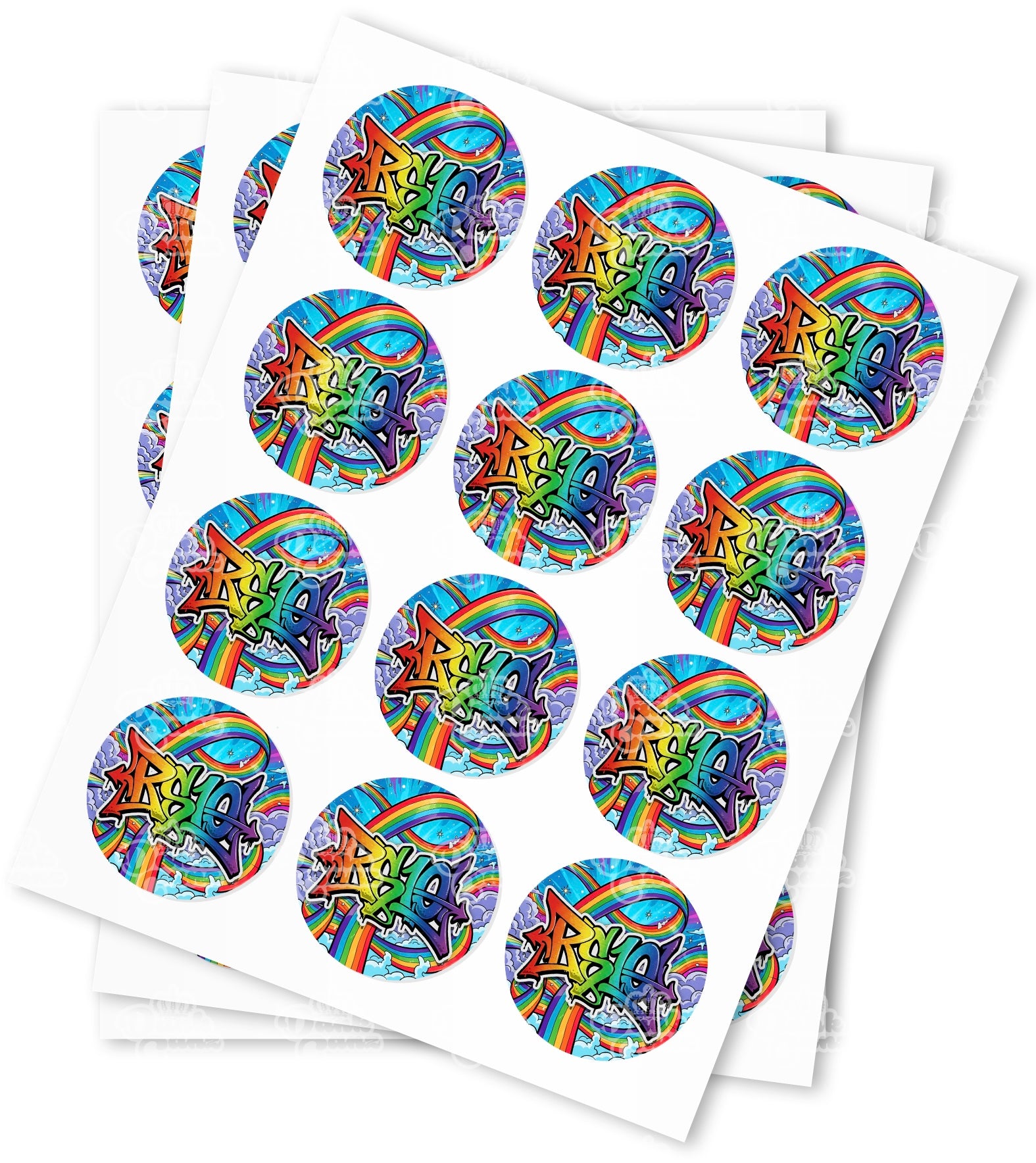 RS10 Strain Stickers - DC Packaging Custom Cannabis Packaging