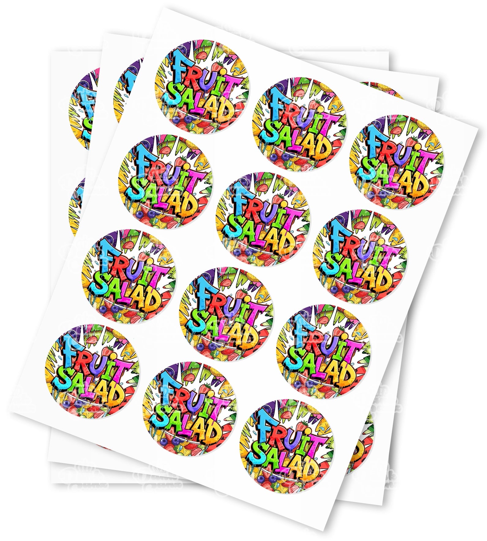 Fruit Salad Strain Stickers - DC Packaging Custom Cannabis Packaging