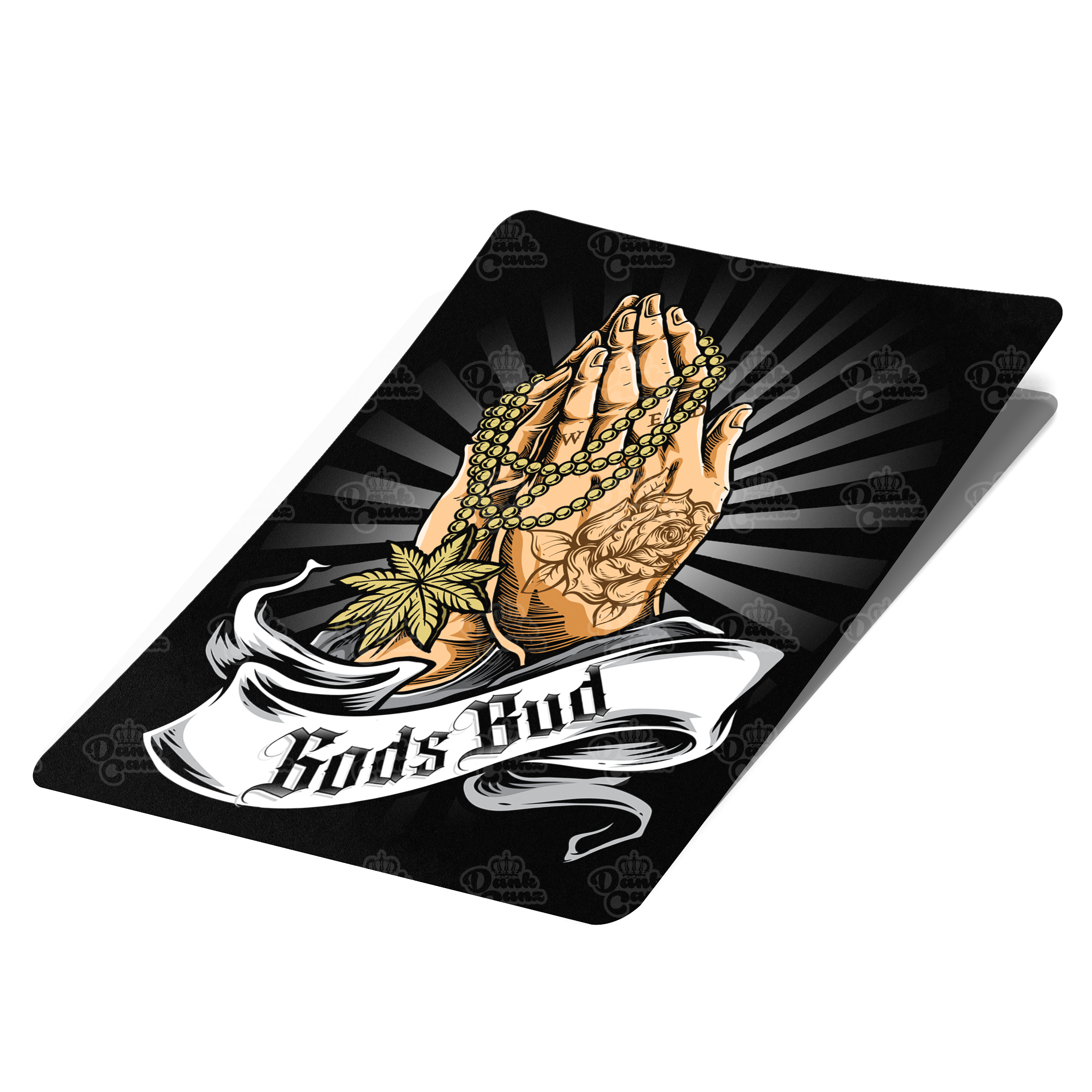 Gods Bud Mylar Bag Labels - Labels only - DC Packaging Custom Cannabis Packaging