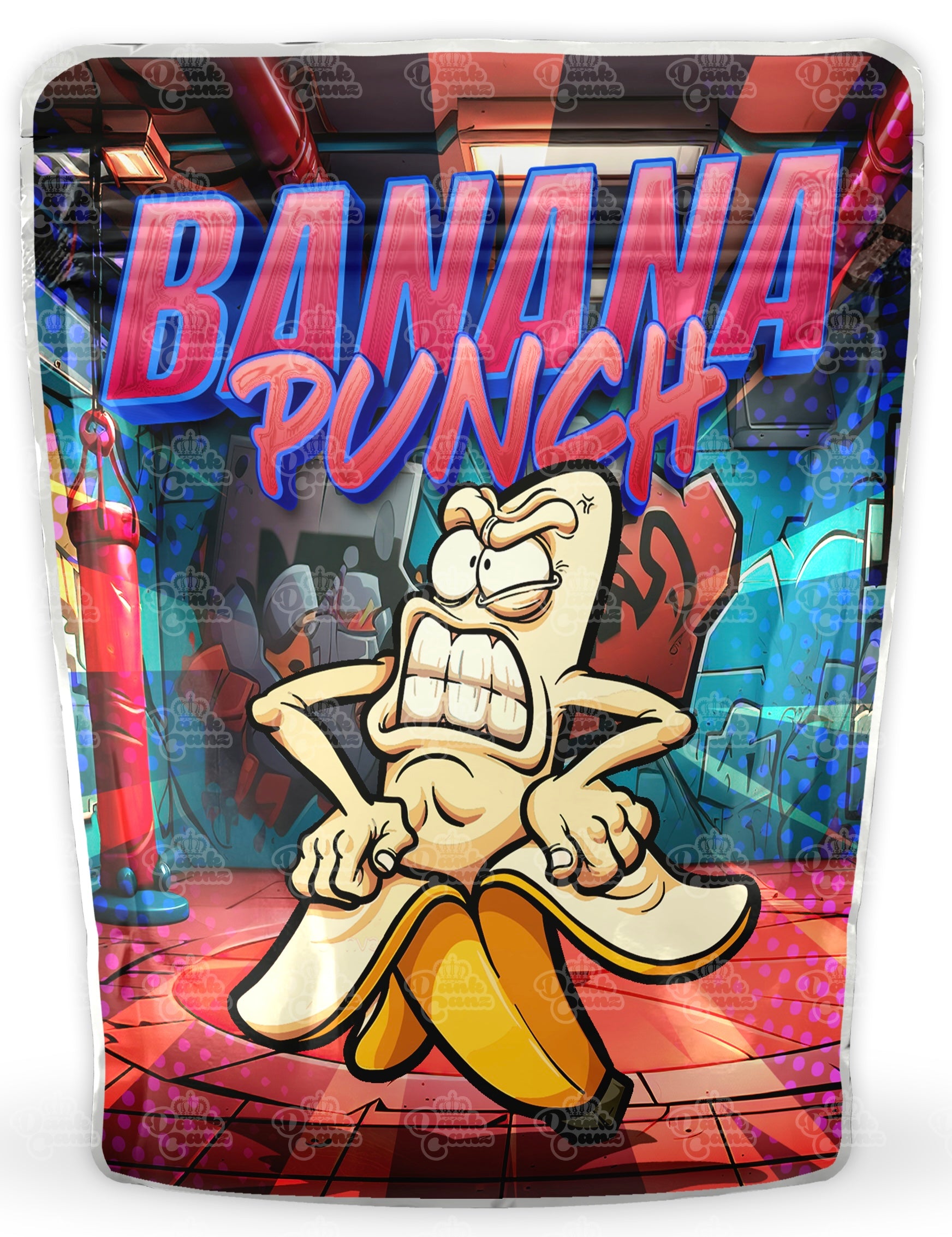 Banana Punch Mylar Bags - DC Packaging Custom Cannabis Packaging