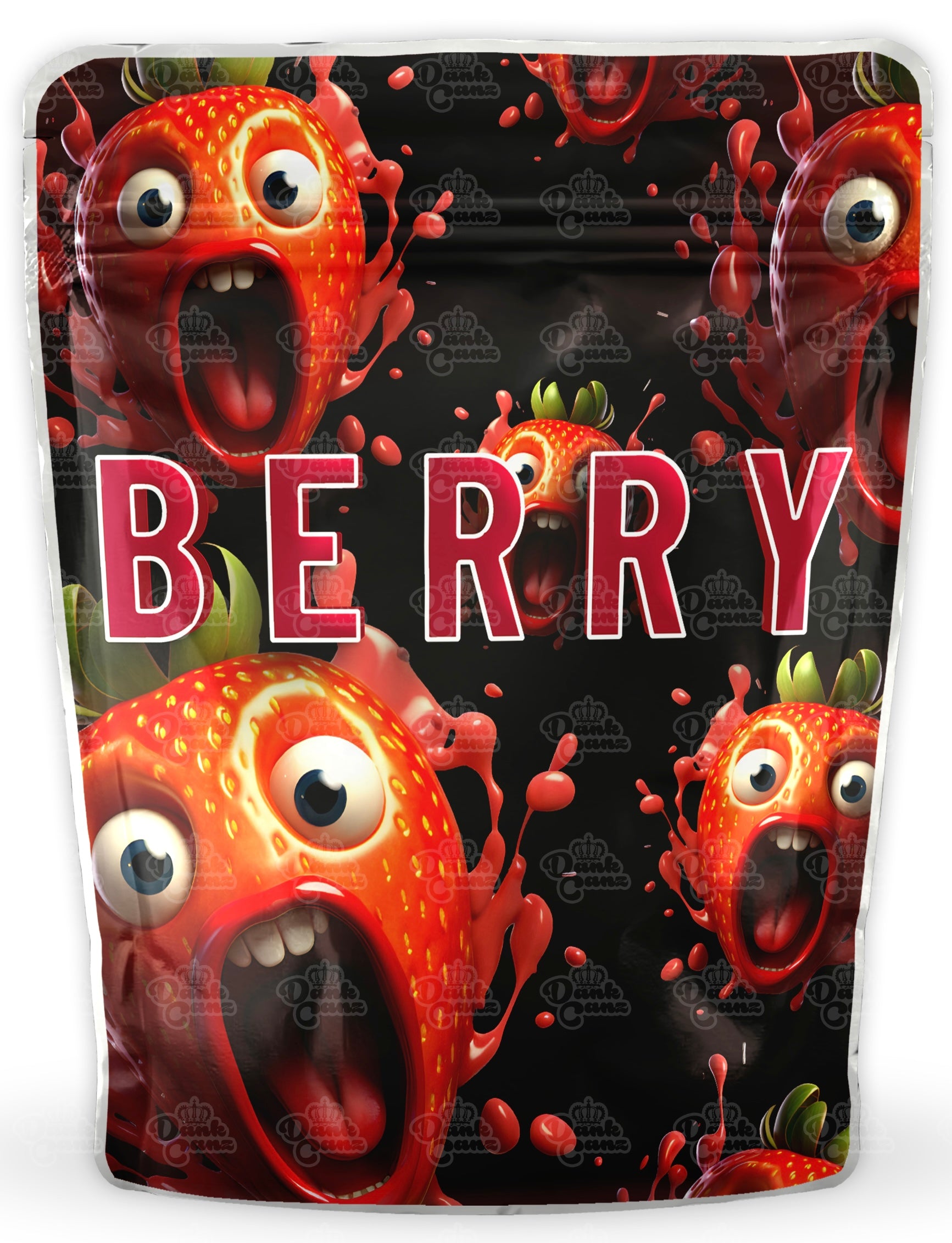 Berry Mylar Bags - DC Packaging Custom Cannabis Packaging