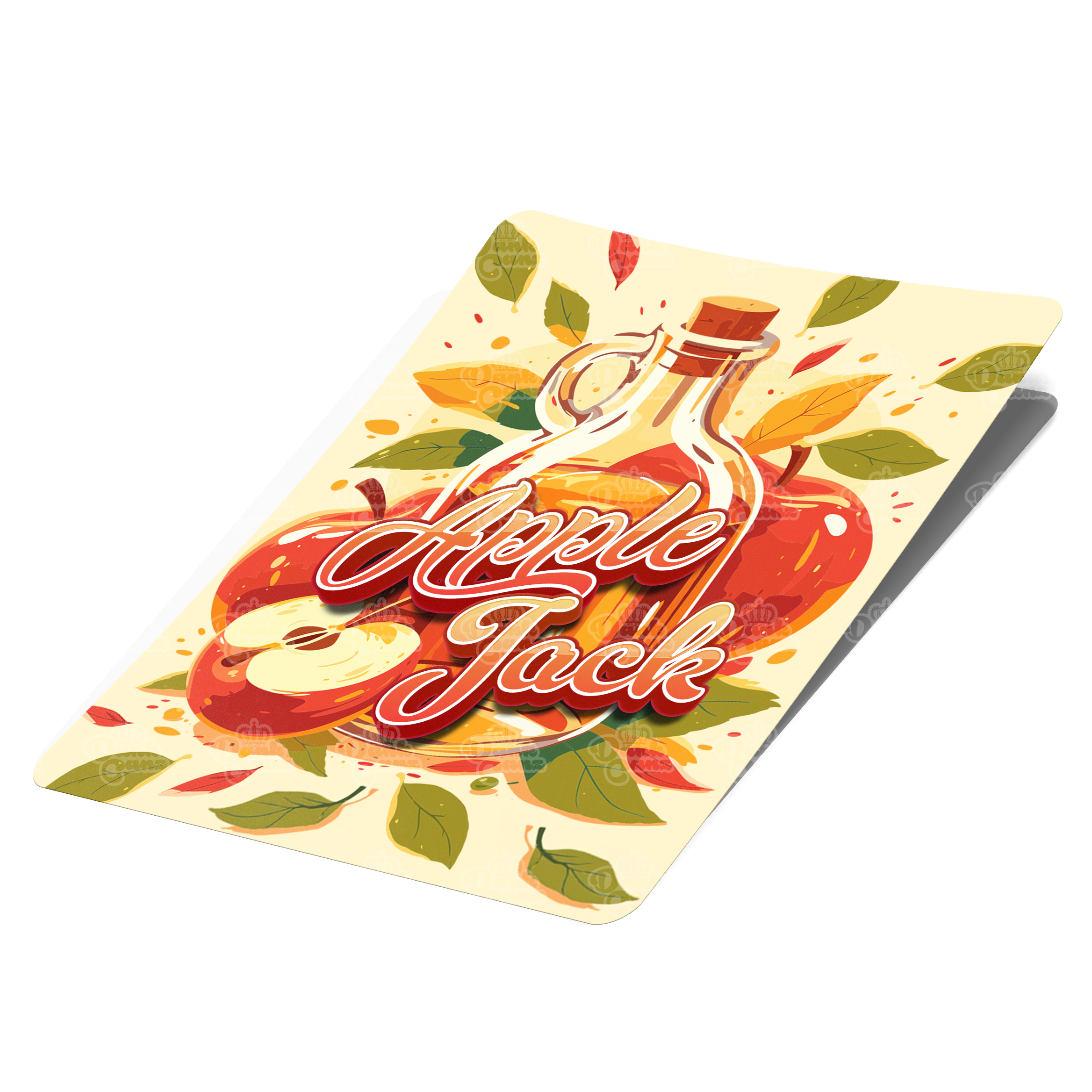 Apple Jack Mylar Bag Labels - Labels only - DC Packaging Custom Cannabis Packaging