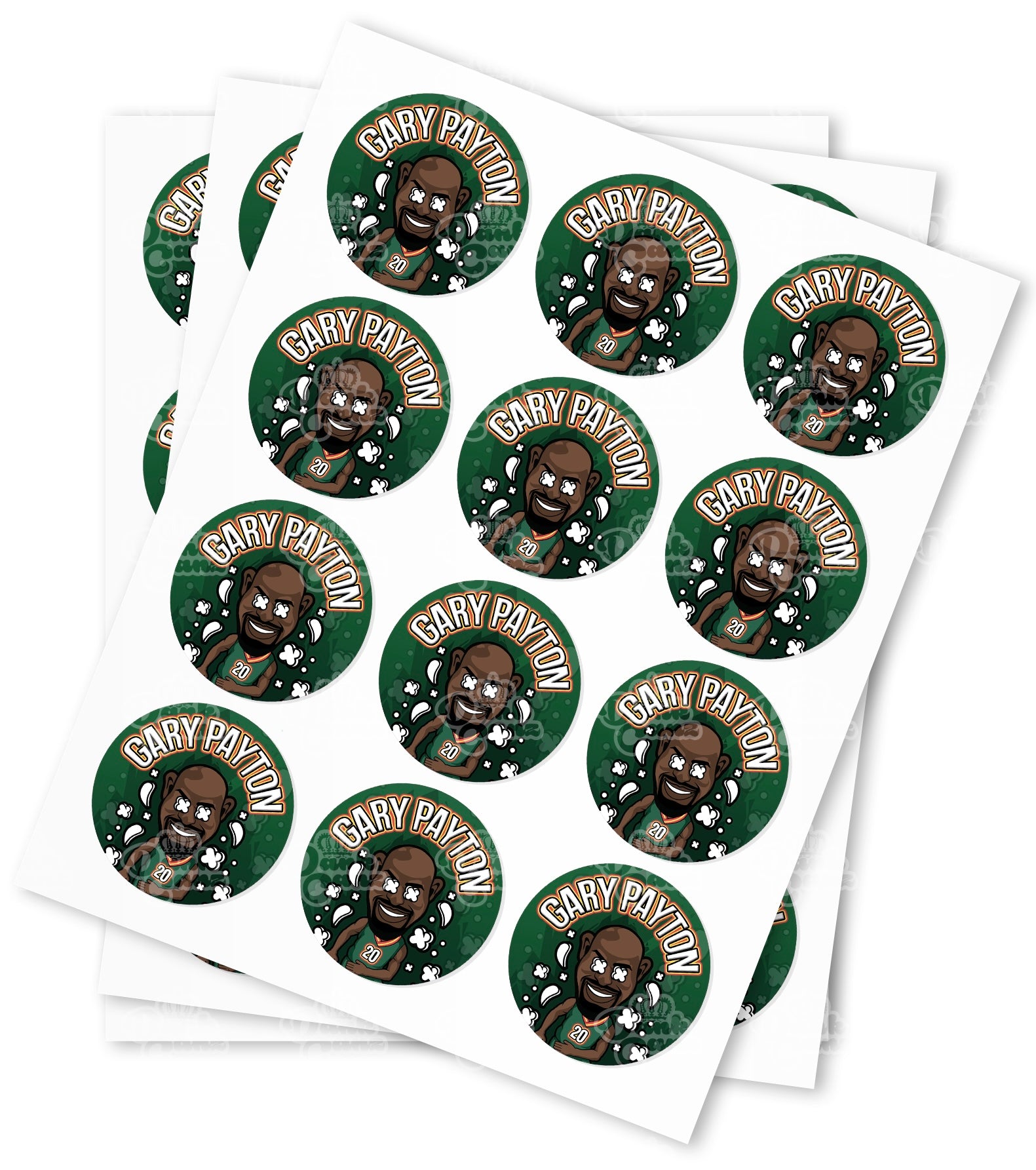 Gary Payton Strain Stickers - DC Packaging Custom Cannabis Packaging
