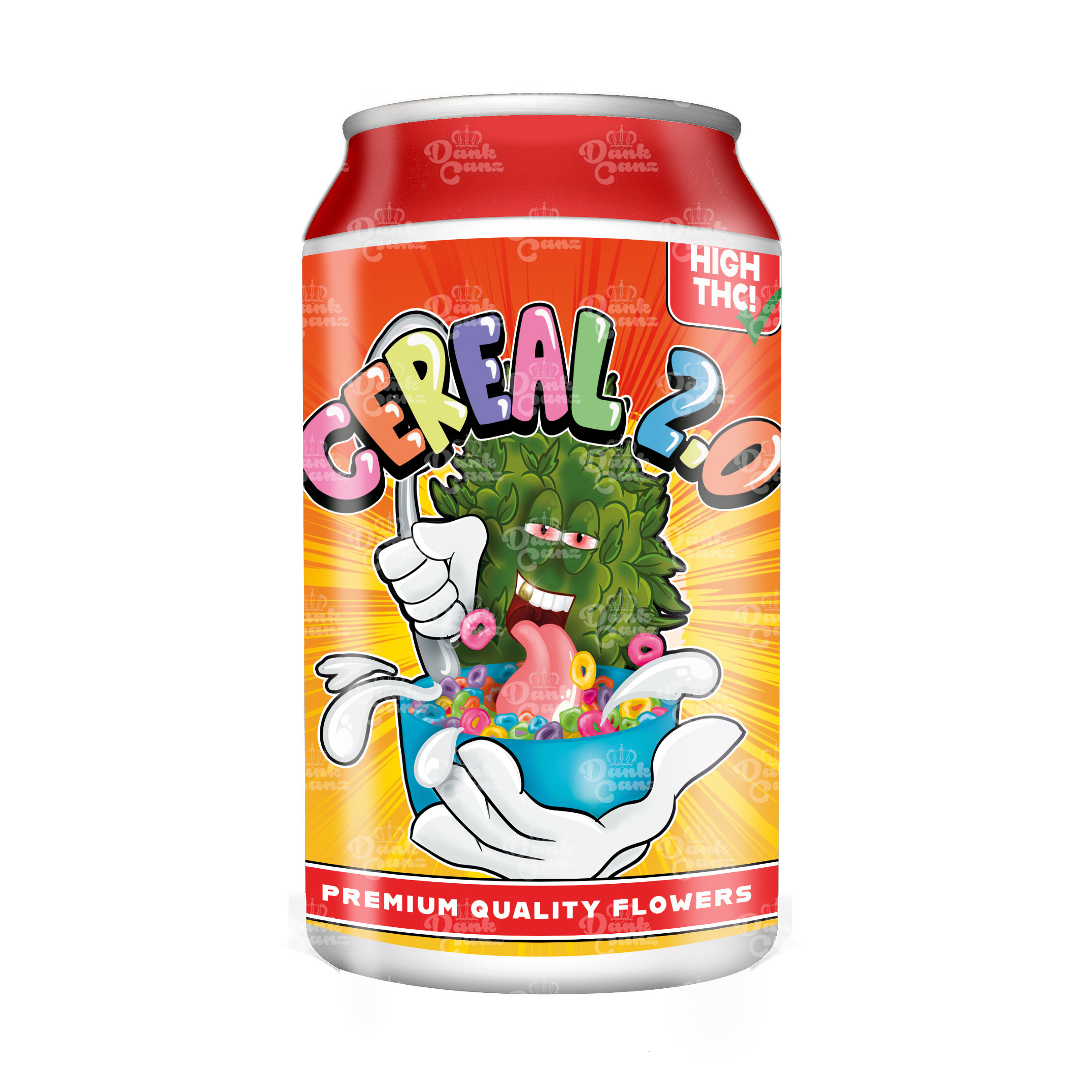 Cereal 2.0 3.5g Plastic Soda Cans - DC Packaging Custom Cannabis Packaging