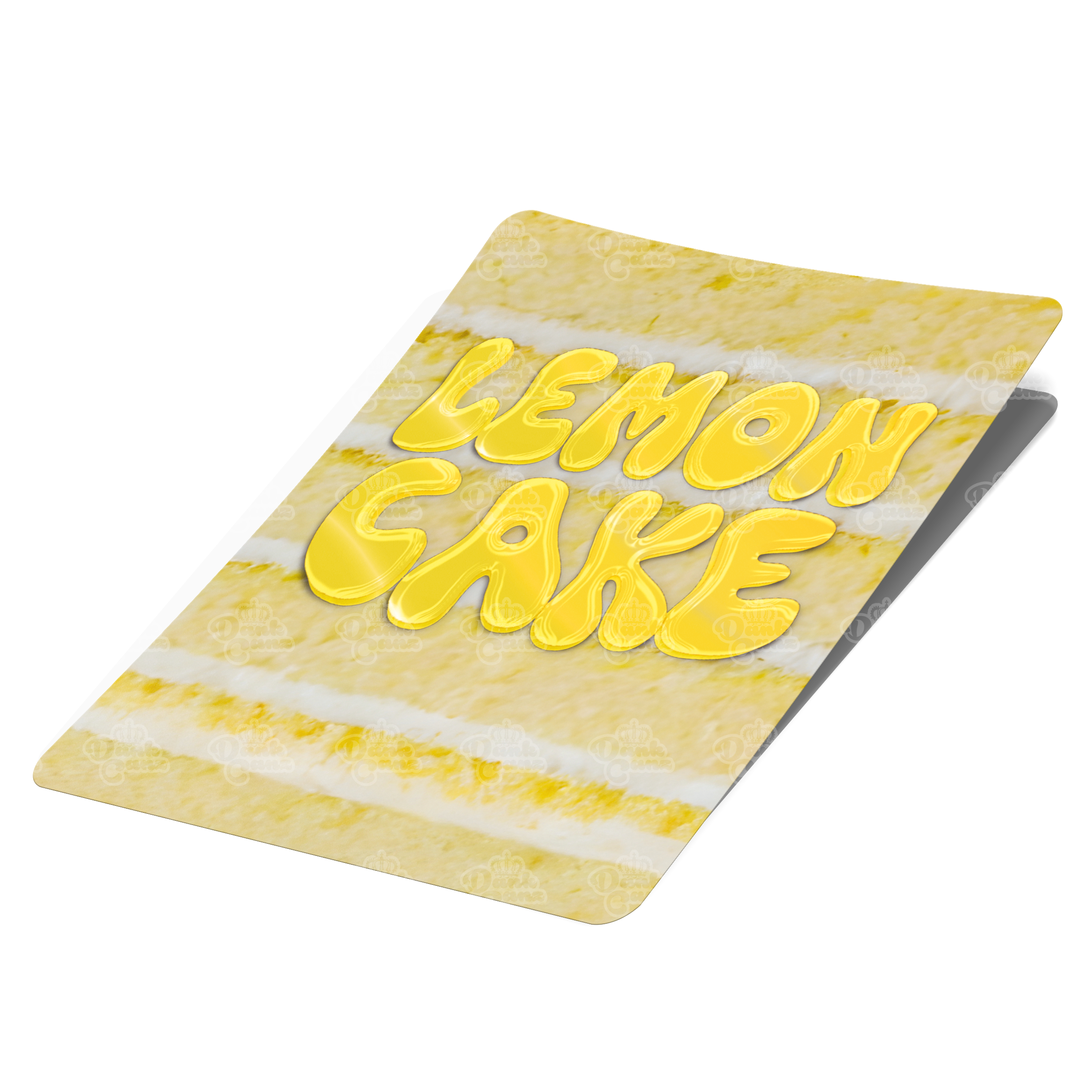 Lemon Cake Mylar Bag Labels - Labels only - DC Packaging Custom Cannabis Packaging