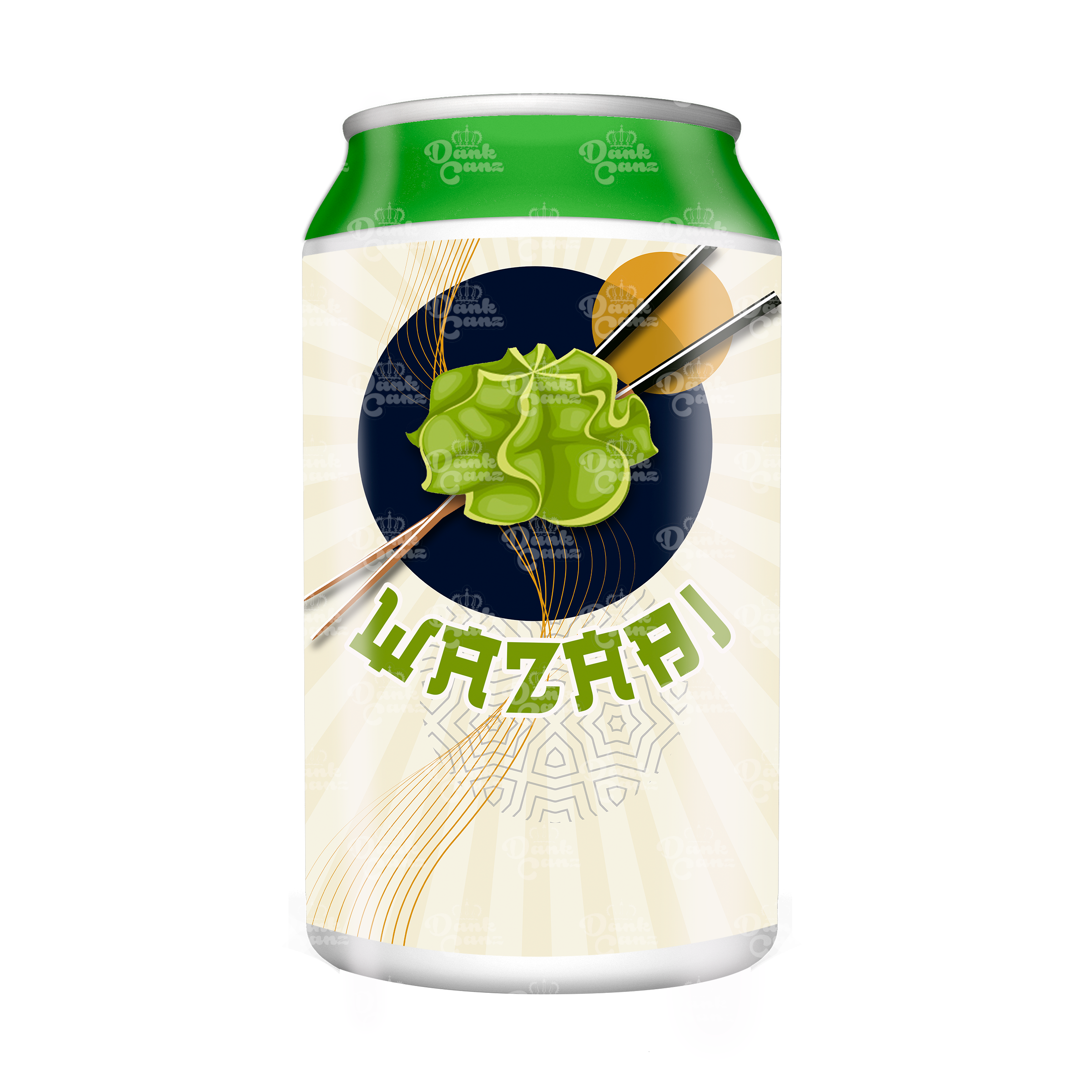 Wazabi 3.5g Plastic Soda Cans - DC Packaging Custom Cannabis Packaging