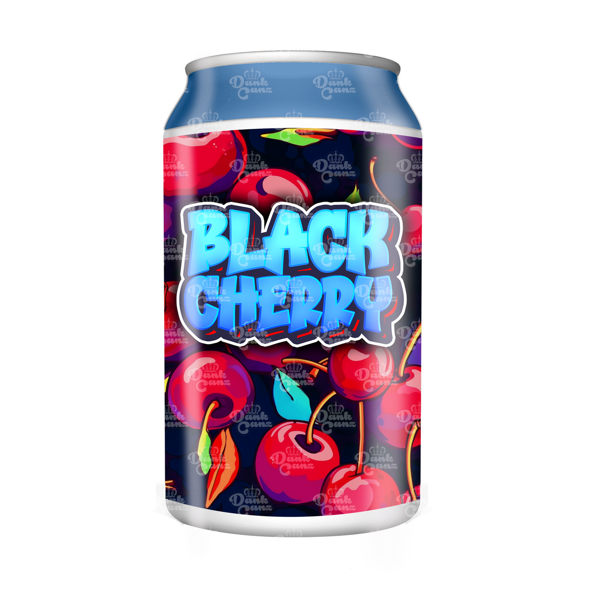 Black Cherry 3.5g Cali Style Plastic Soda Cans Cali Packaging