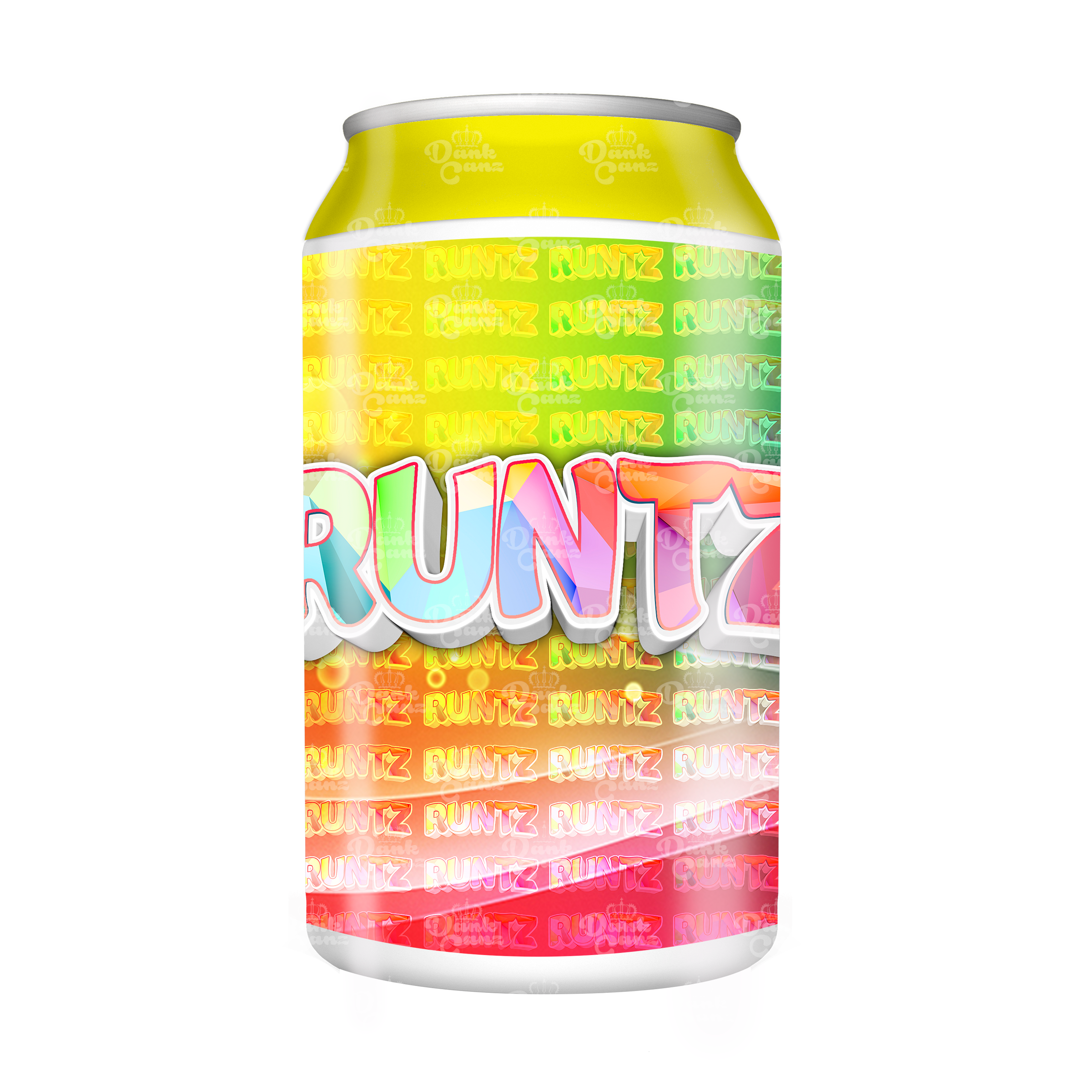 Runtz 3.5g Plastic Soda Cans - DC Packaging Custom Cannabis Packaging