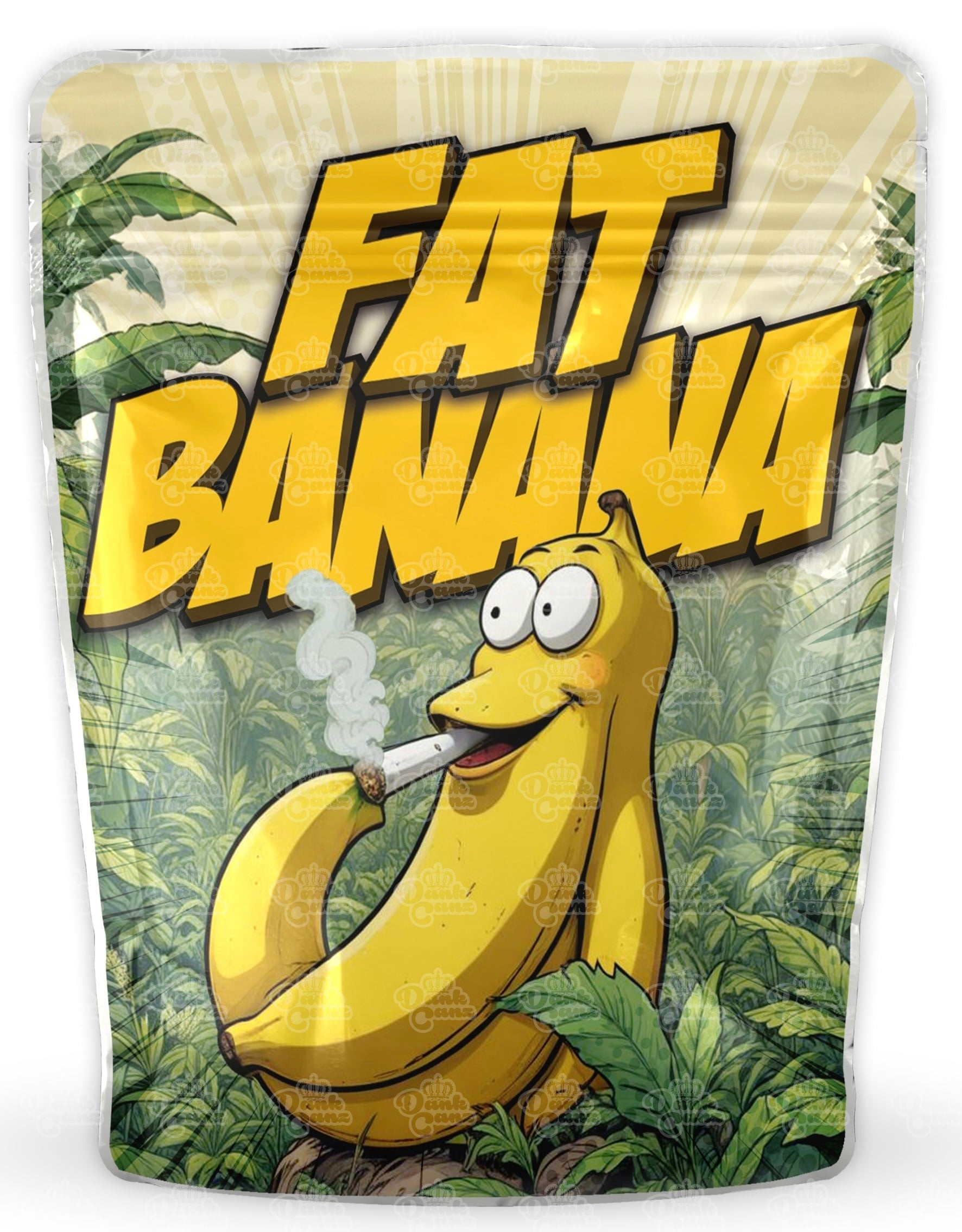 Fat Banana Mylar Bags - DC Packaging Custom Cannabis Packaging