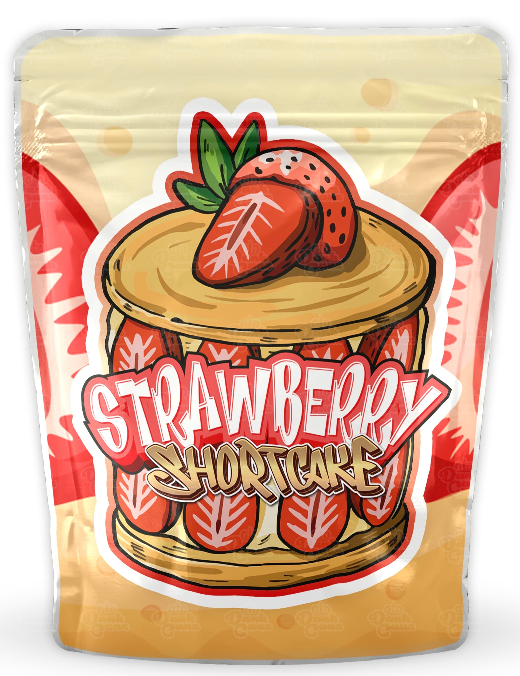 Strawberry Shortcake Mylar Bags - DC Packaging Custom Cannabis Packaging