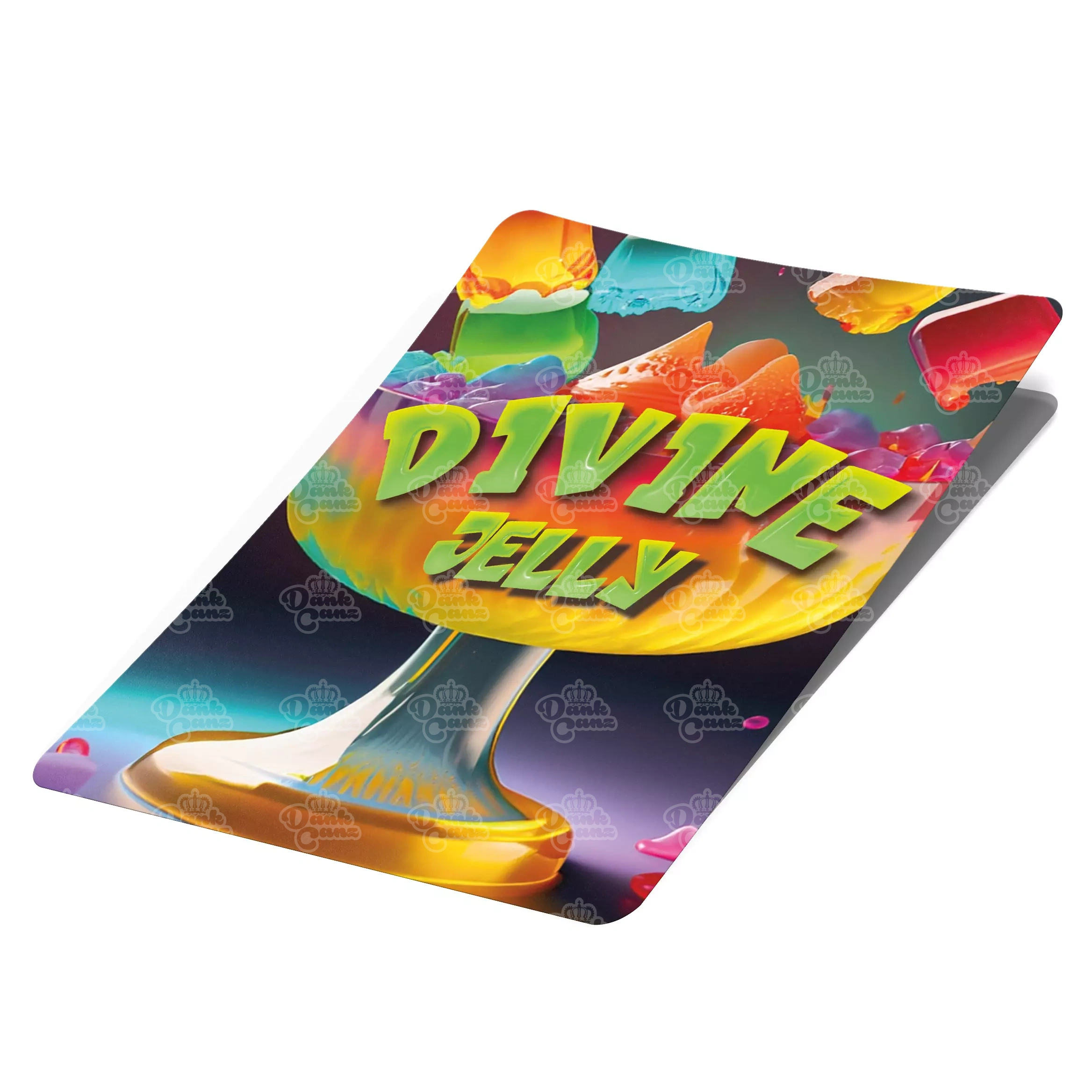 Divine Jelly Mylar Bag Labels - Labels only - DC Packaging Custom Cannabis Packaging