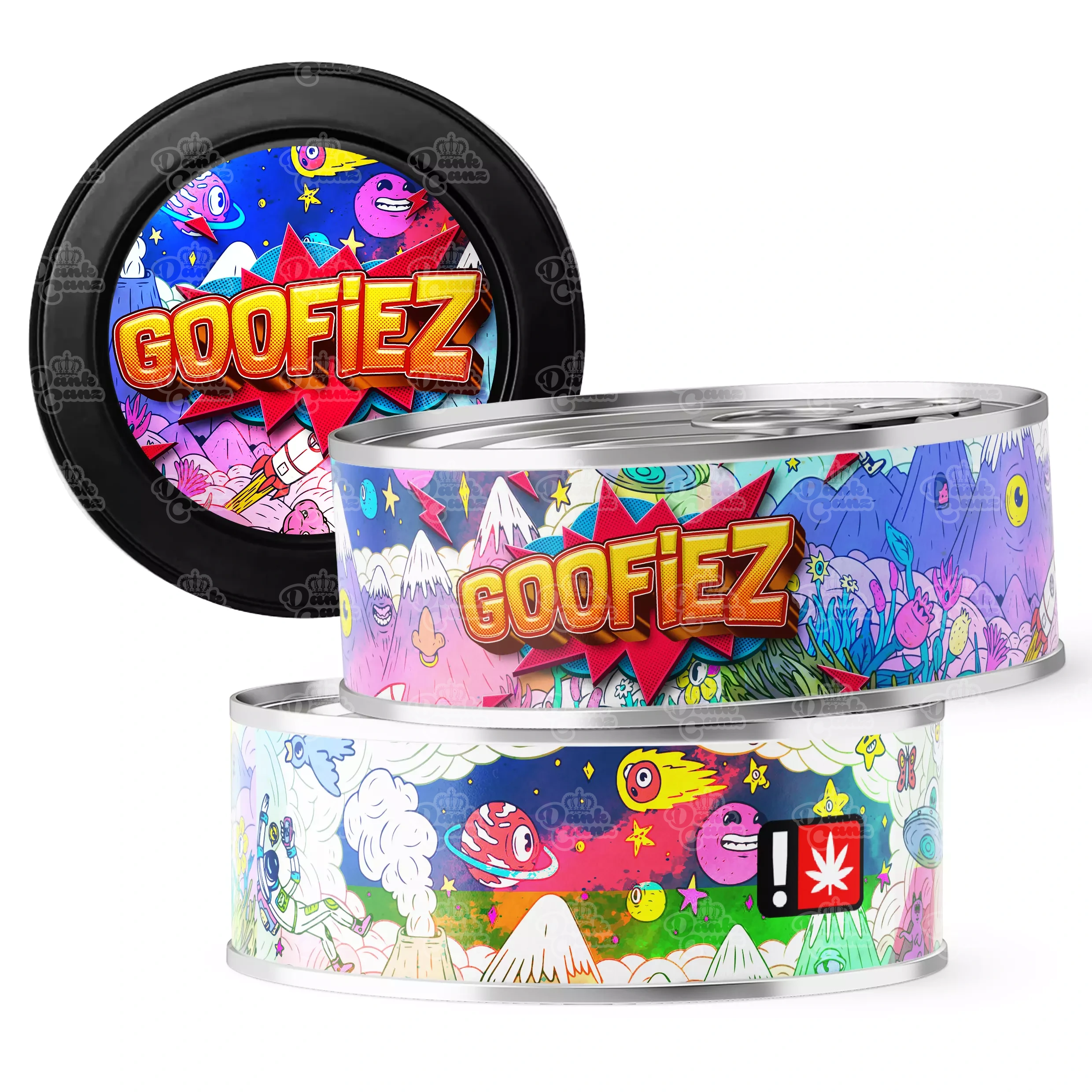 Goofiez 3.5g Self Seal Tins - DC Packaging Custom Cannabis Packaging