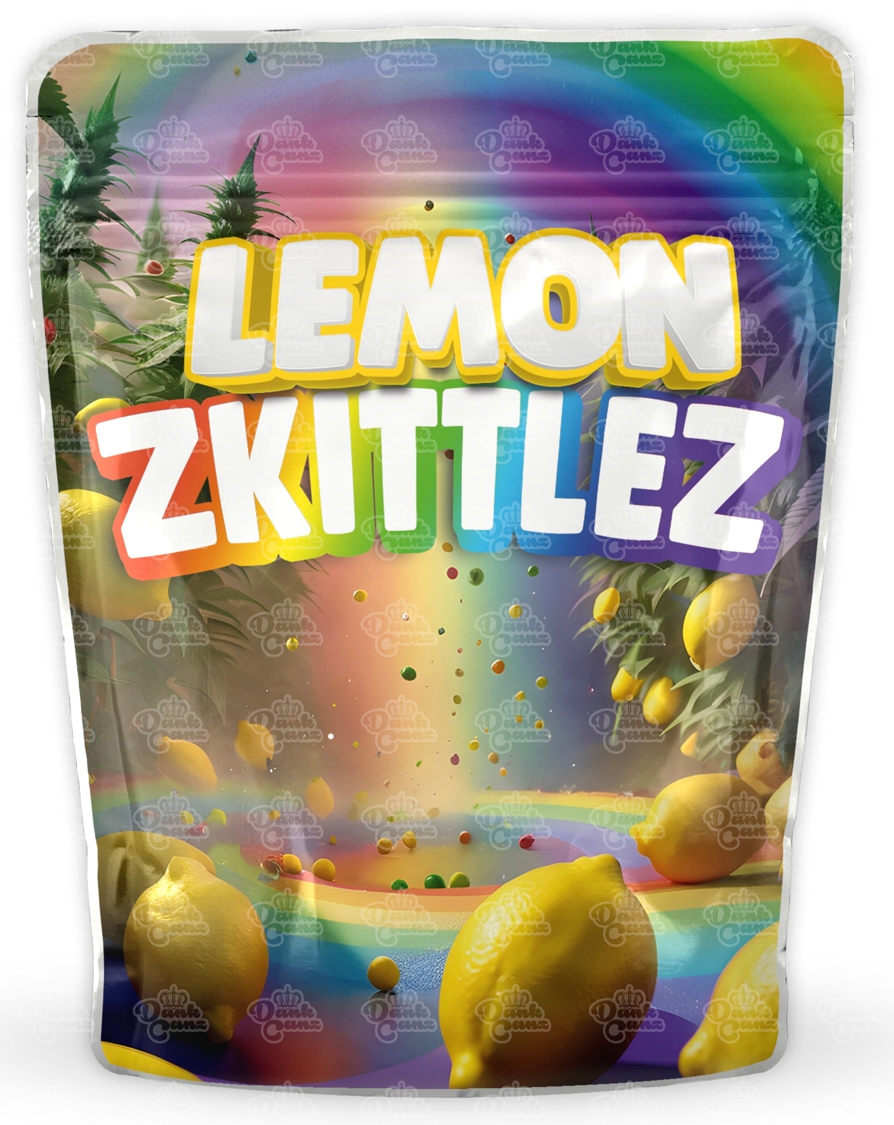Lemon Zkittlez Mylar Bags - DC Packaging Custom Cannabis Packaging