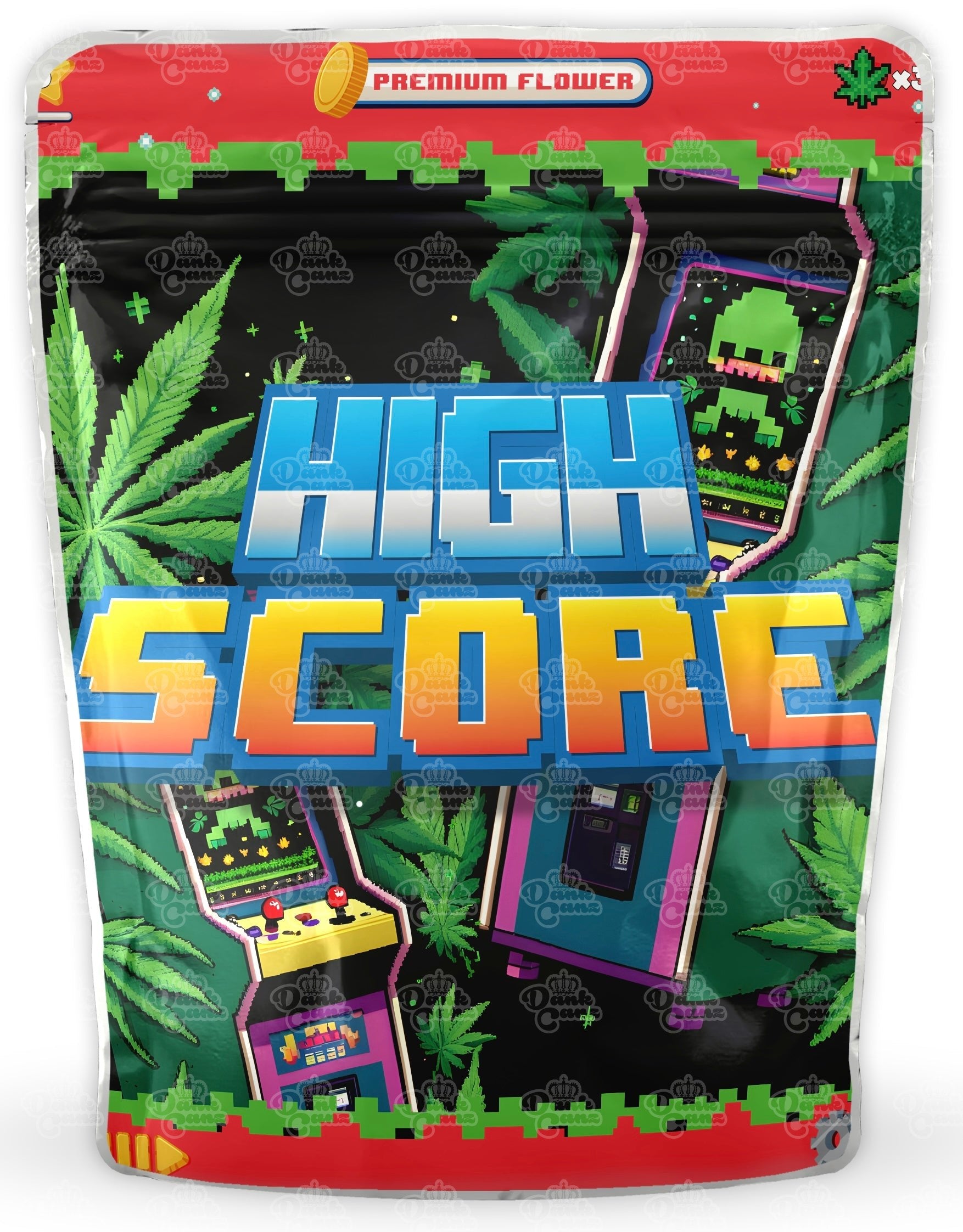 High Score Mylar Bags - DC Packaging Custom Cannabis Packaging