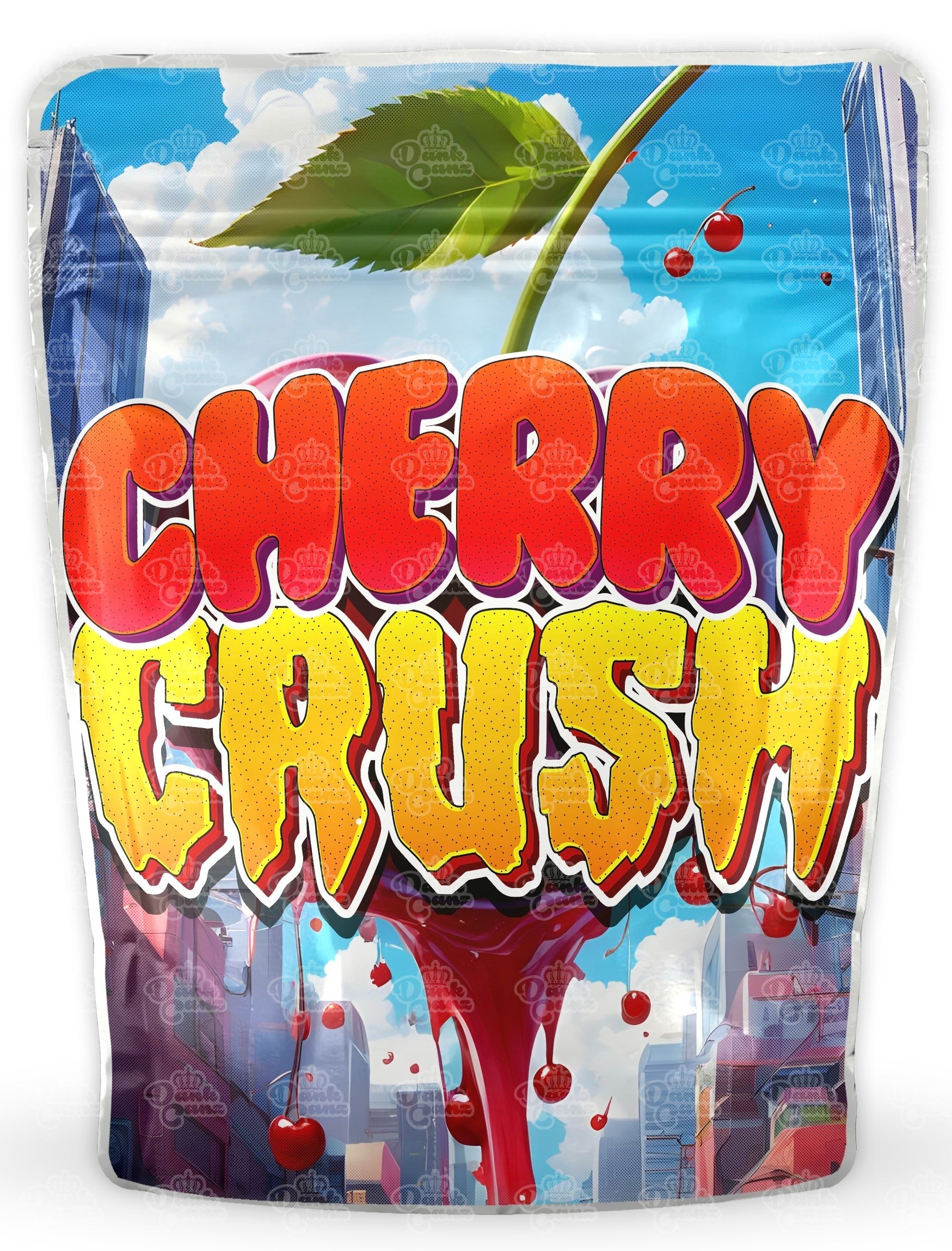 Cherry Crush Mylar Bags - DC Packaging Custom Cannabis Packaging
