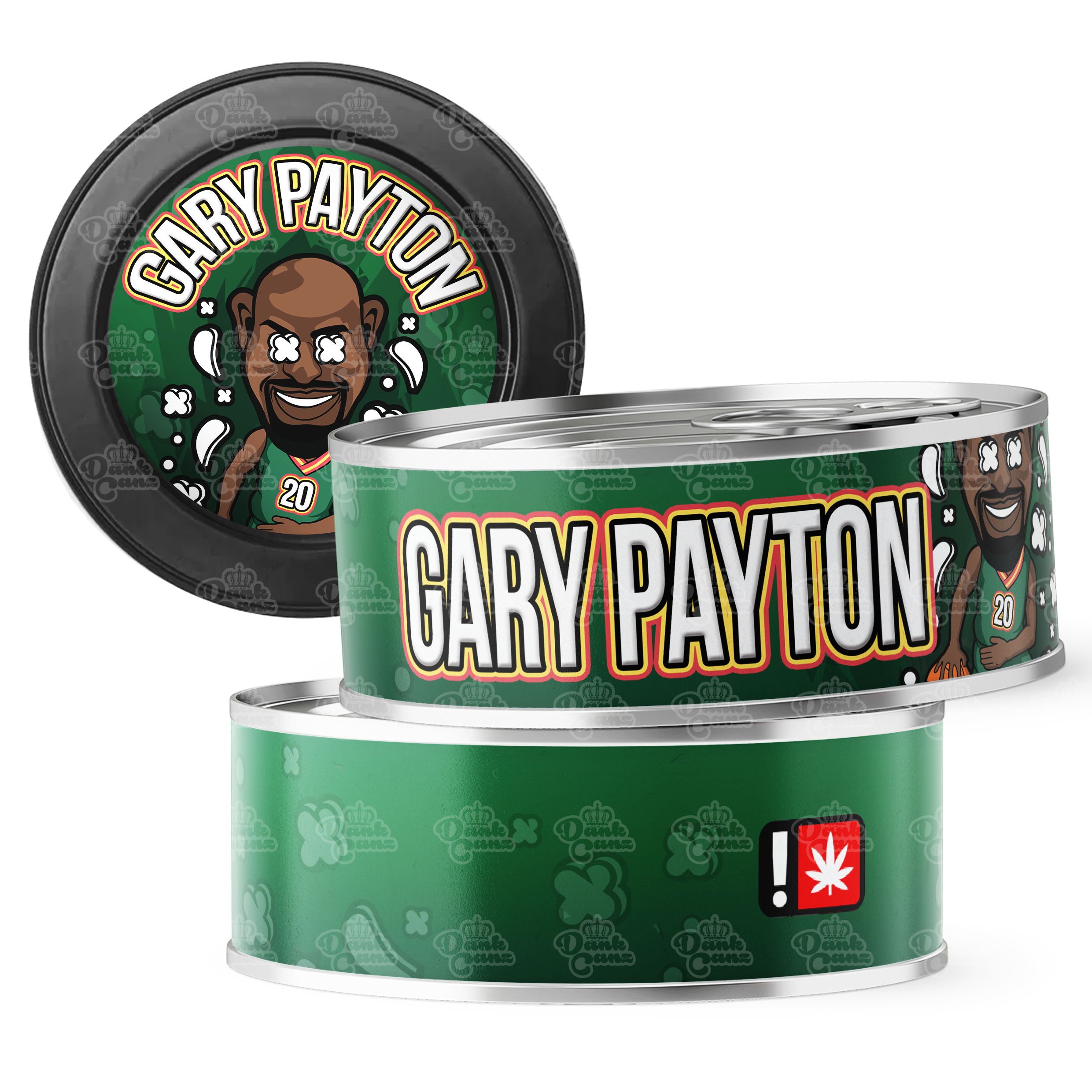 Gary Payton 3.5g Self Seal Tins - DC Packaging Custom Cannabis Packaging