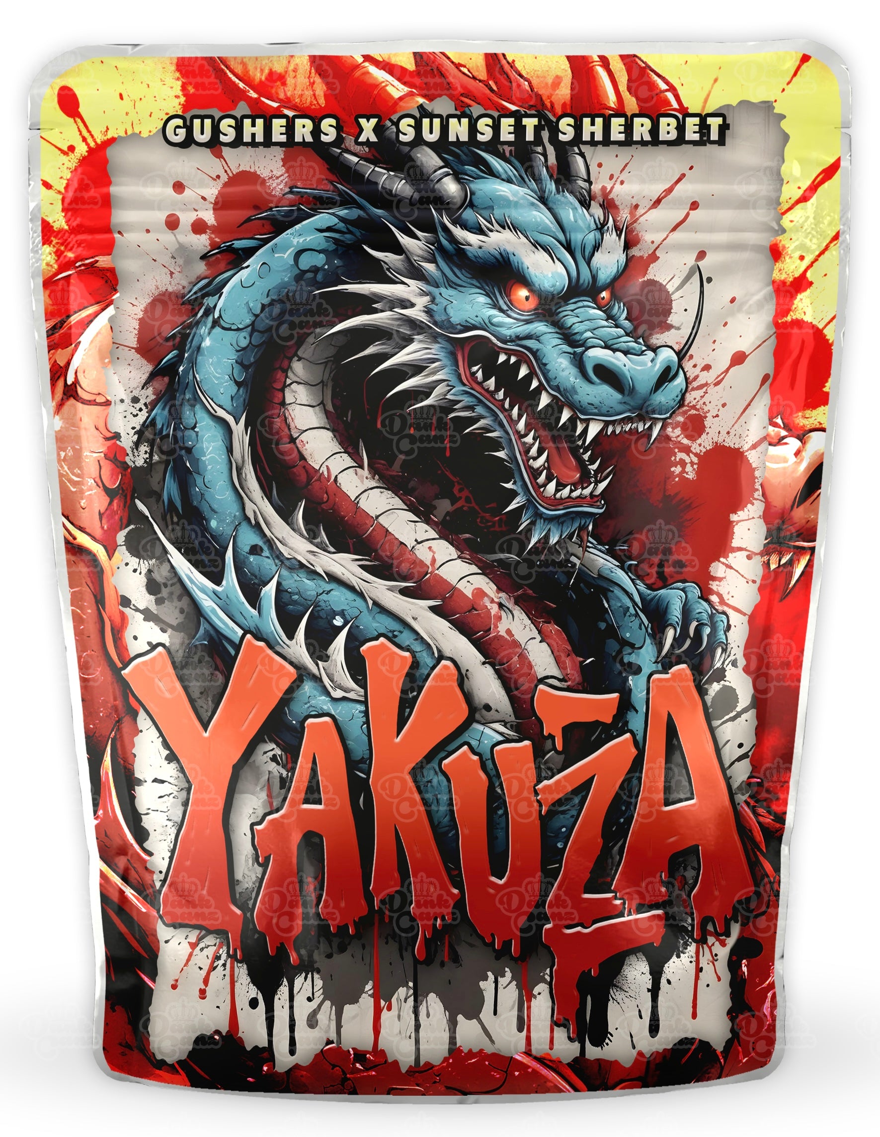 Yakuza Mylar Bags - DC Packaging Custom Cannabis Packaging
