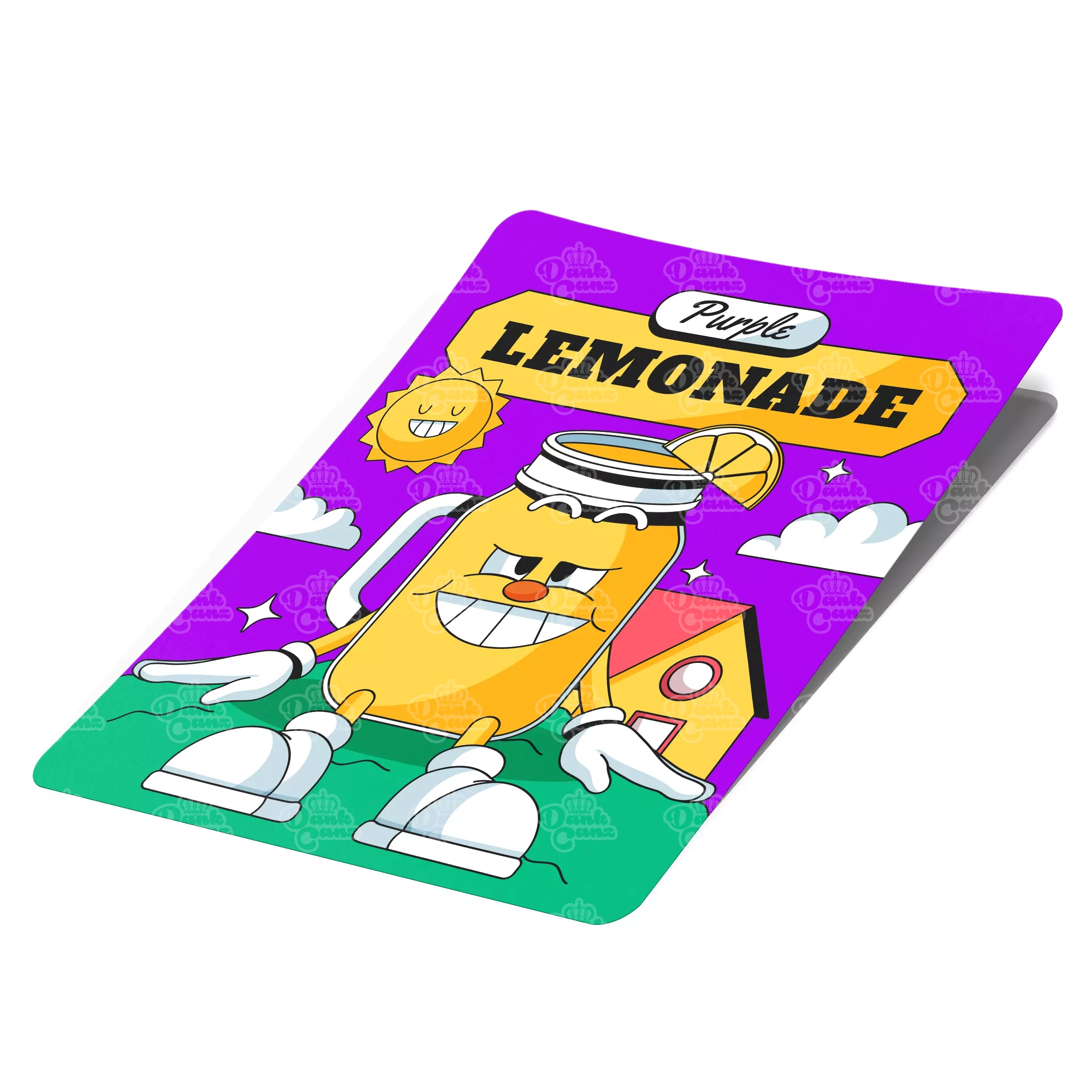 Purple Lemonade Mylar Bag Labels - Labels only - DC Packaging Custom Cannabis Packaging