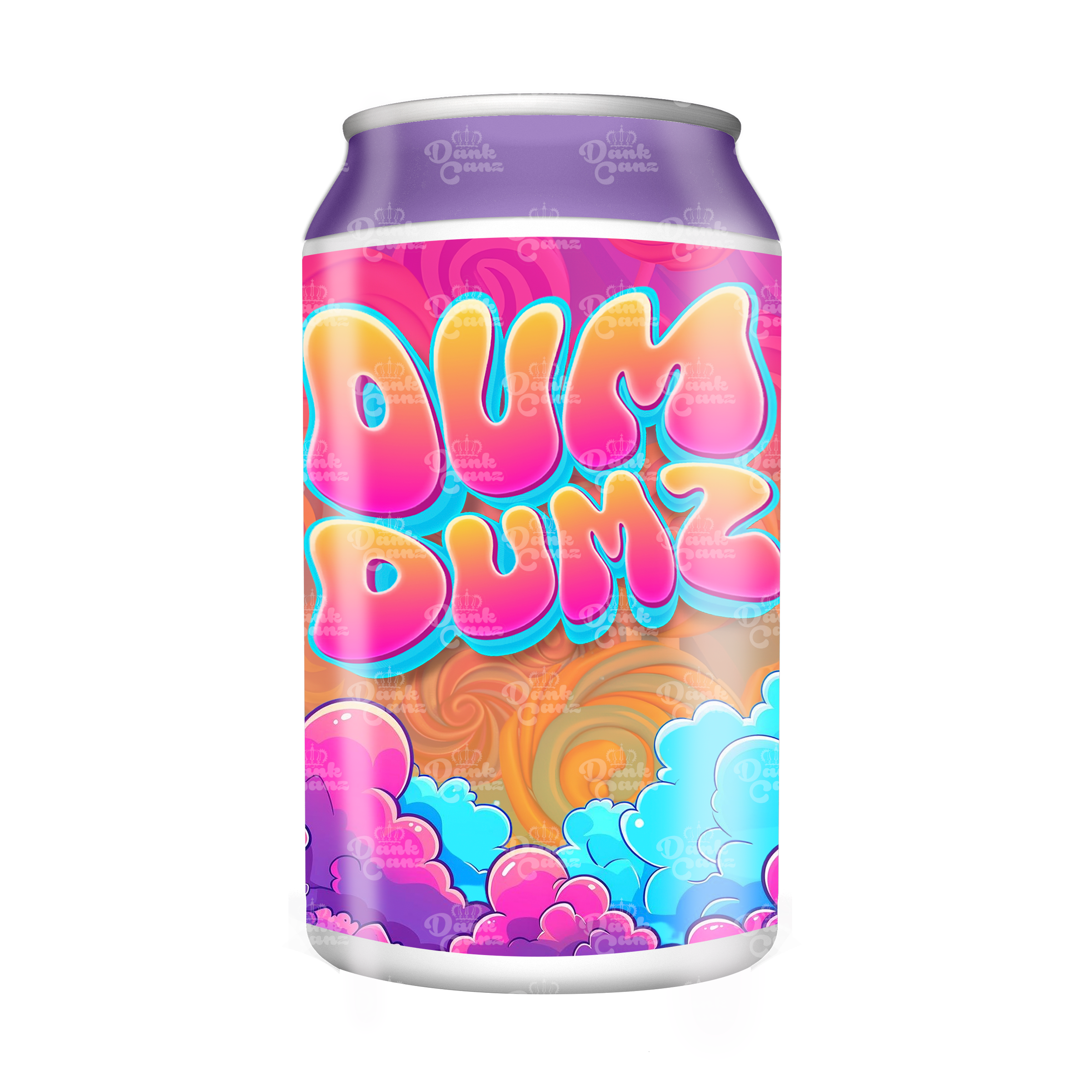 Dum Dumz 3.5g Plastic Soda Cans - DC Packaging Custom Cannabis Packaging