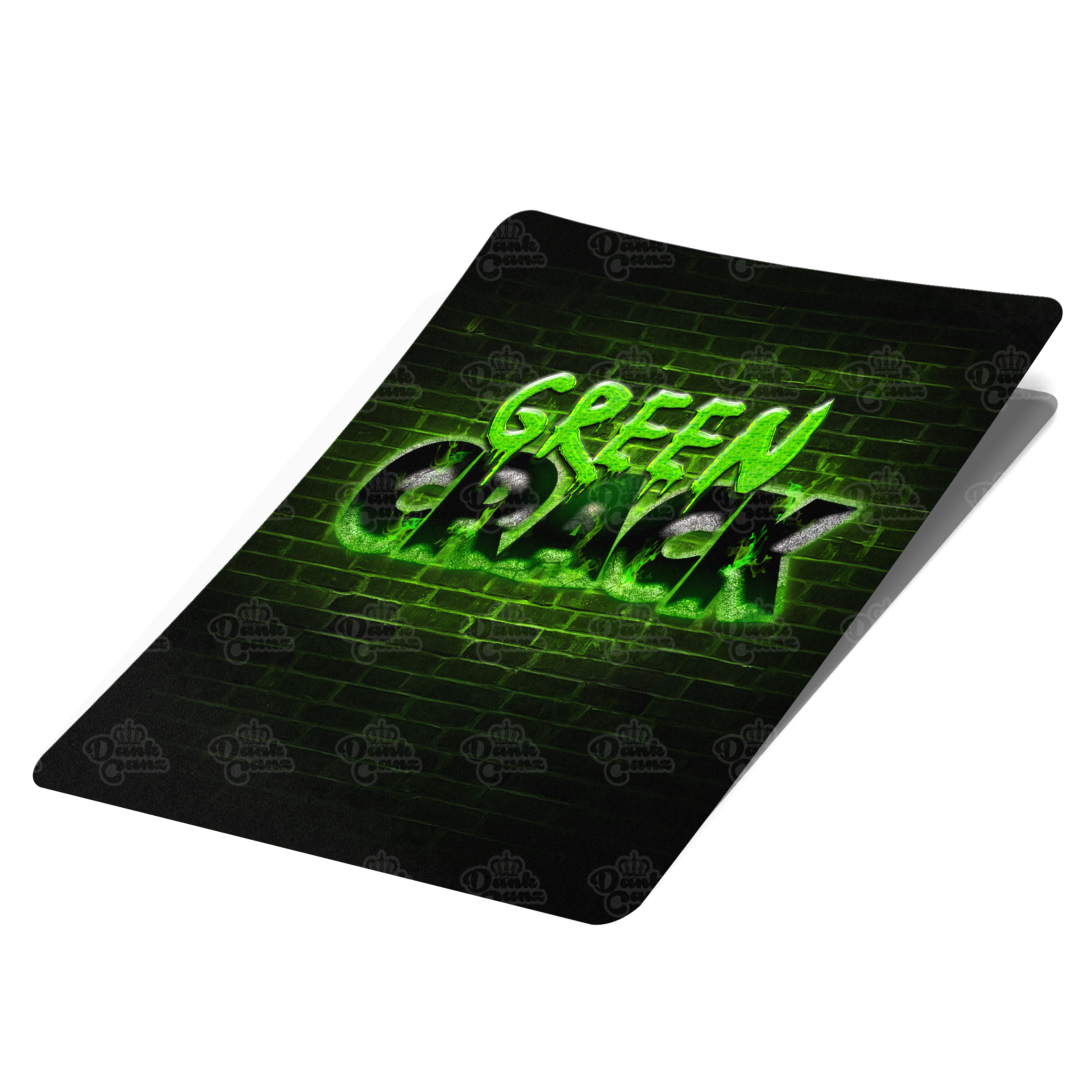 Green Crack Mylar Bag Labels - Labels only - DC Packaging Custom Cannabis Packaging