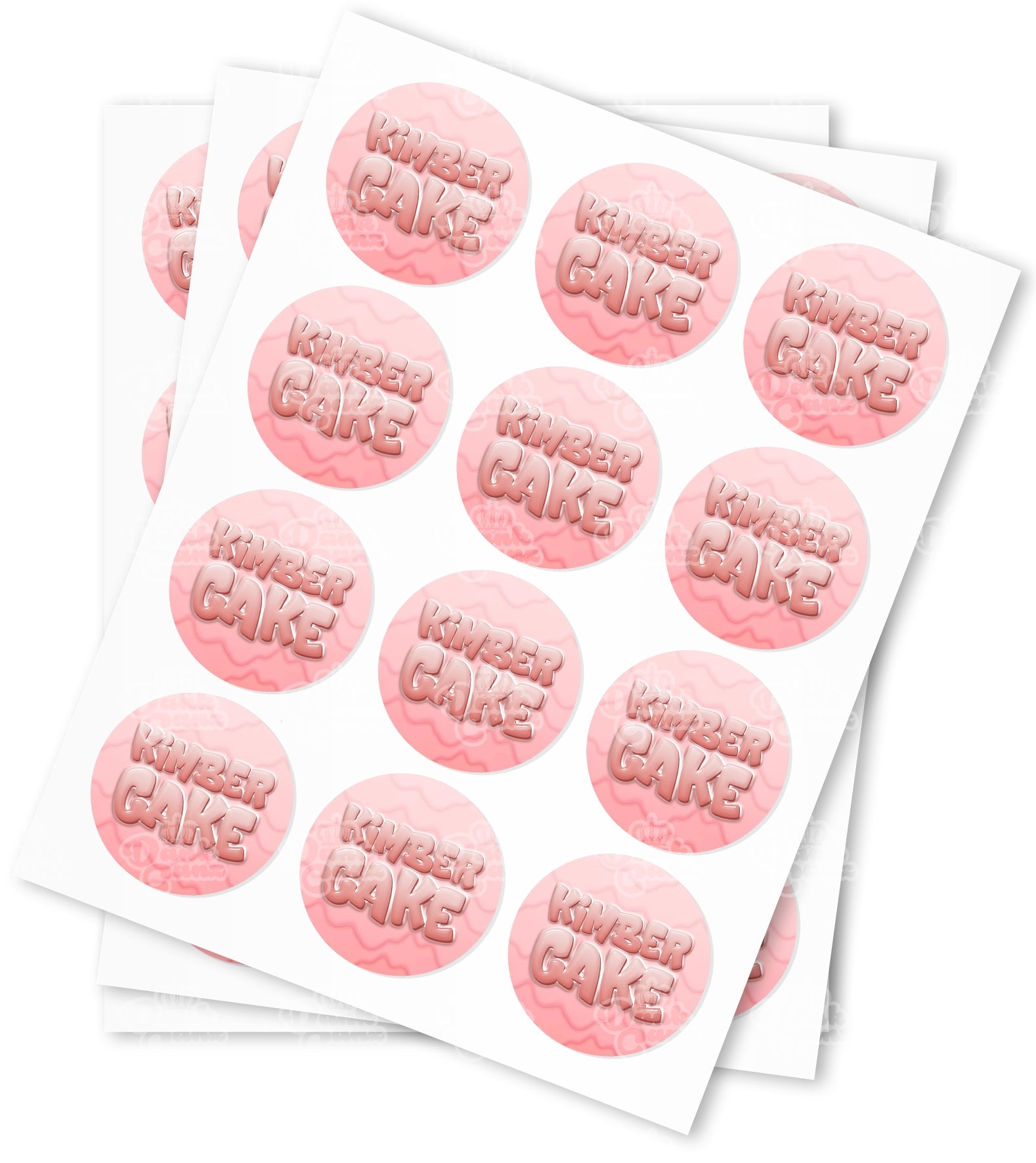 Kimber Cake Strain Stickers - DC Packaging Custom Cannabis Packaging