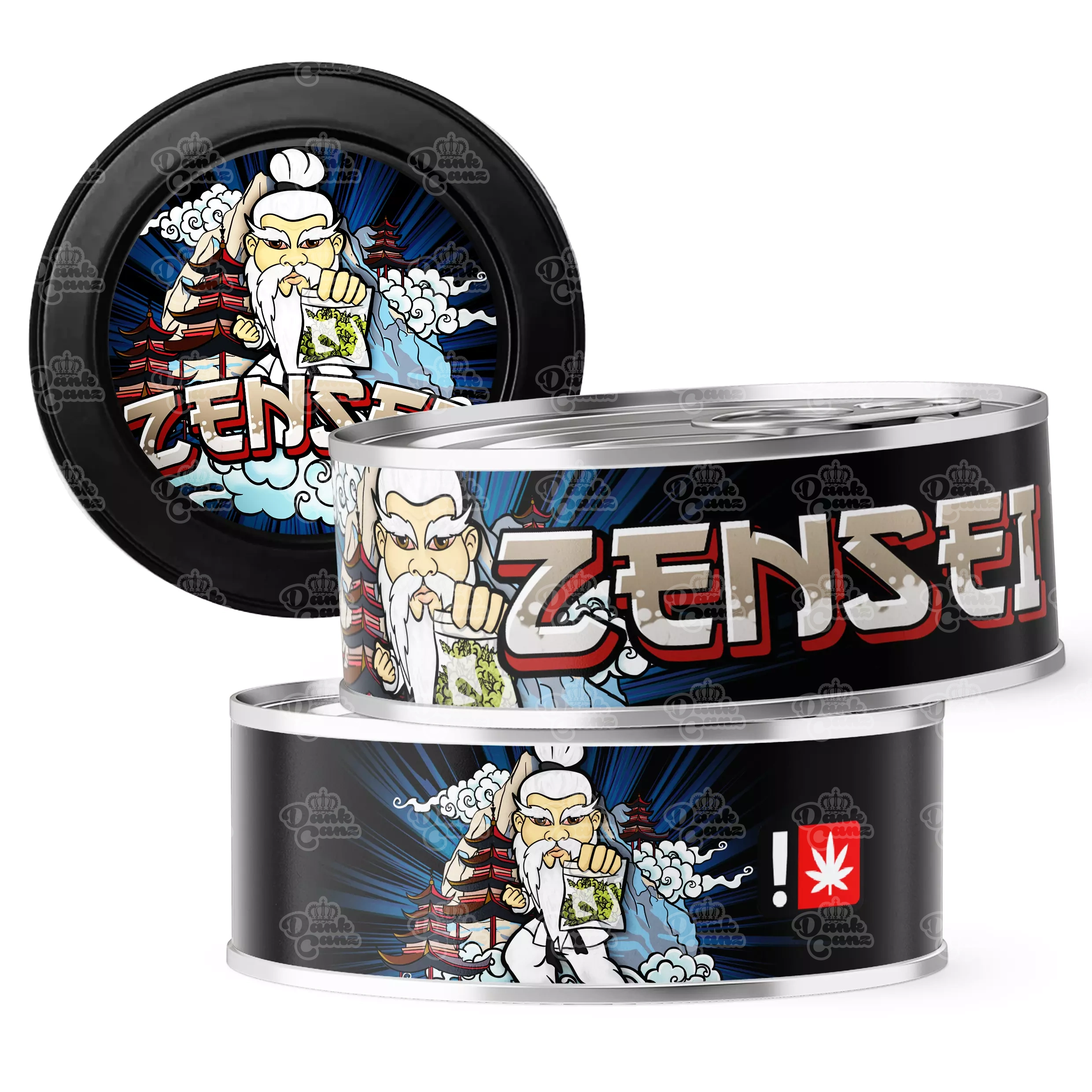 Zensei 3.5g Self Seal Tins - DC Packaging Custom Cannabis Packaging