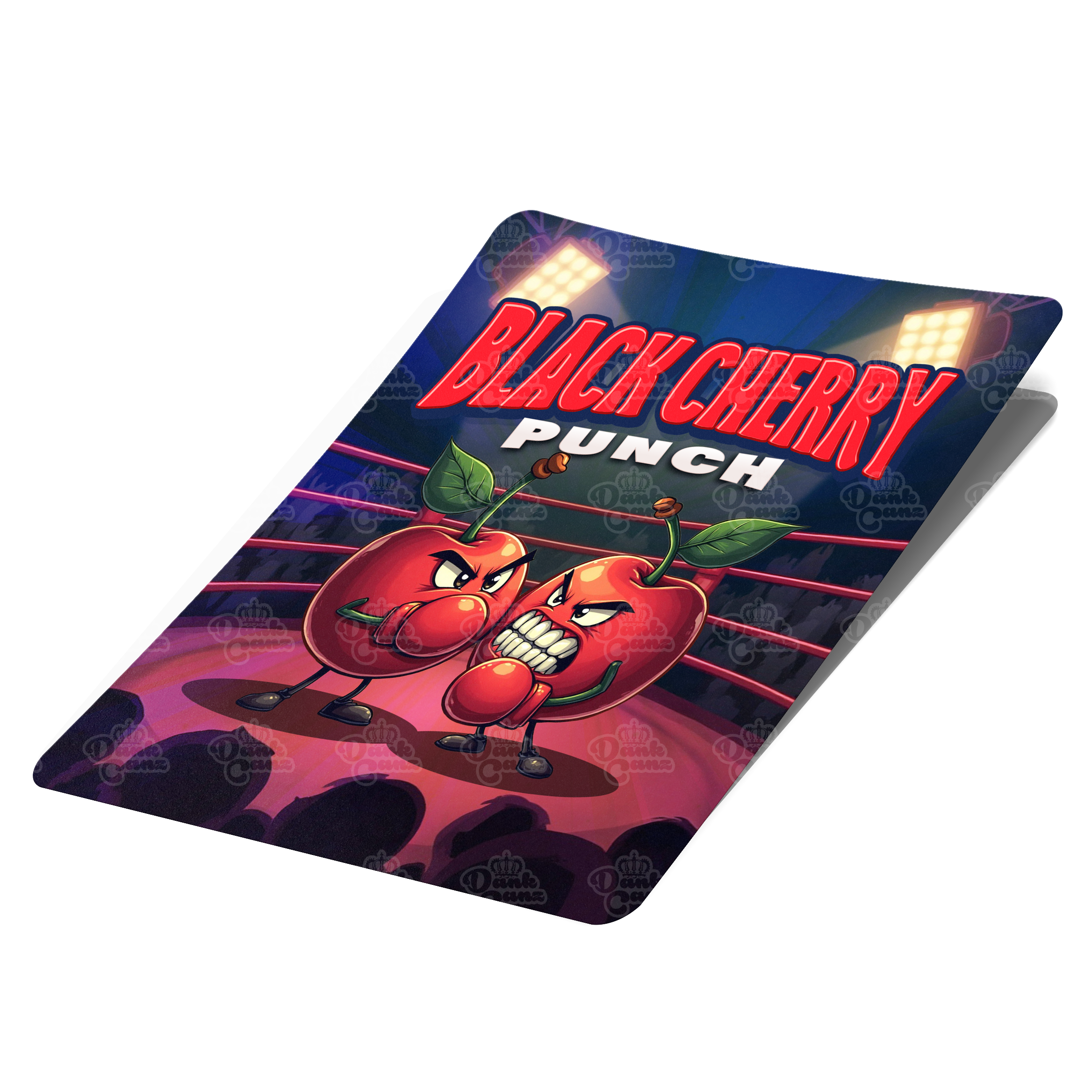 Black Cherry Punch Mylar Bag Labels - Labels only - DC Packaging Custom Cannabis Packaging