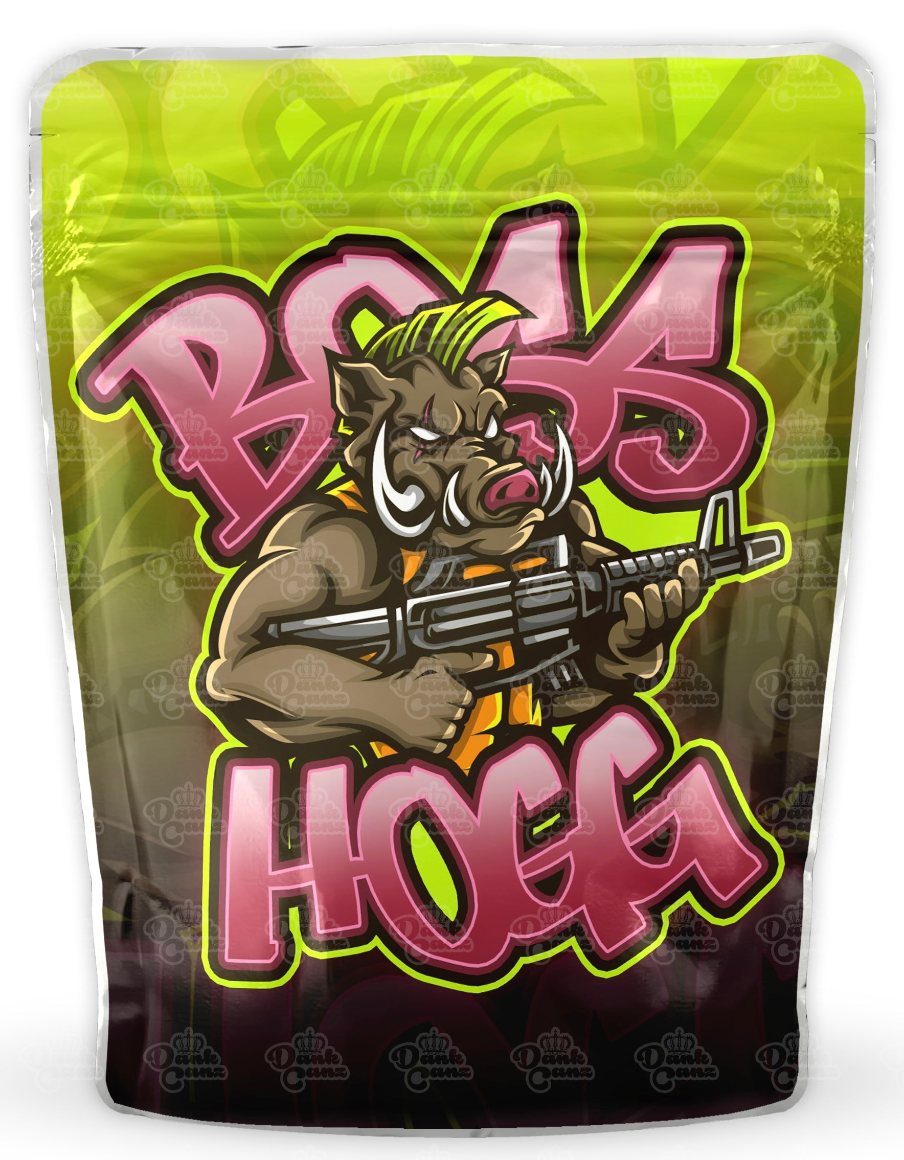 Boss Hogg Mylar Bags - DC Packaging Custom Cannabis Packaging