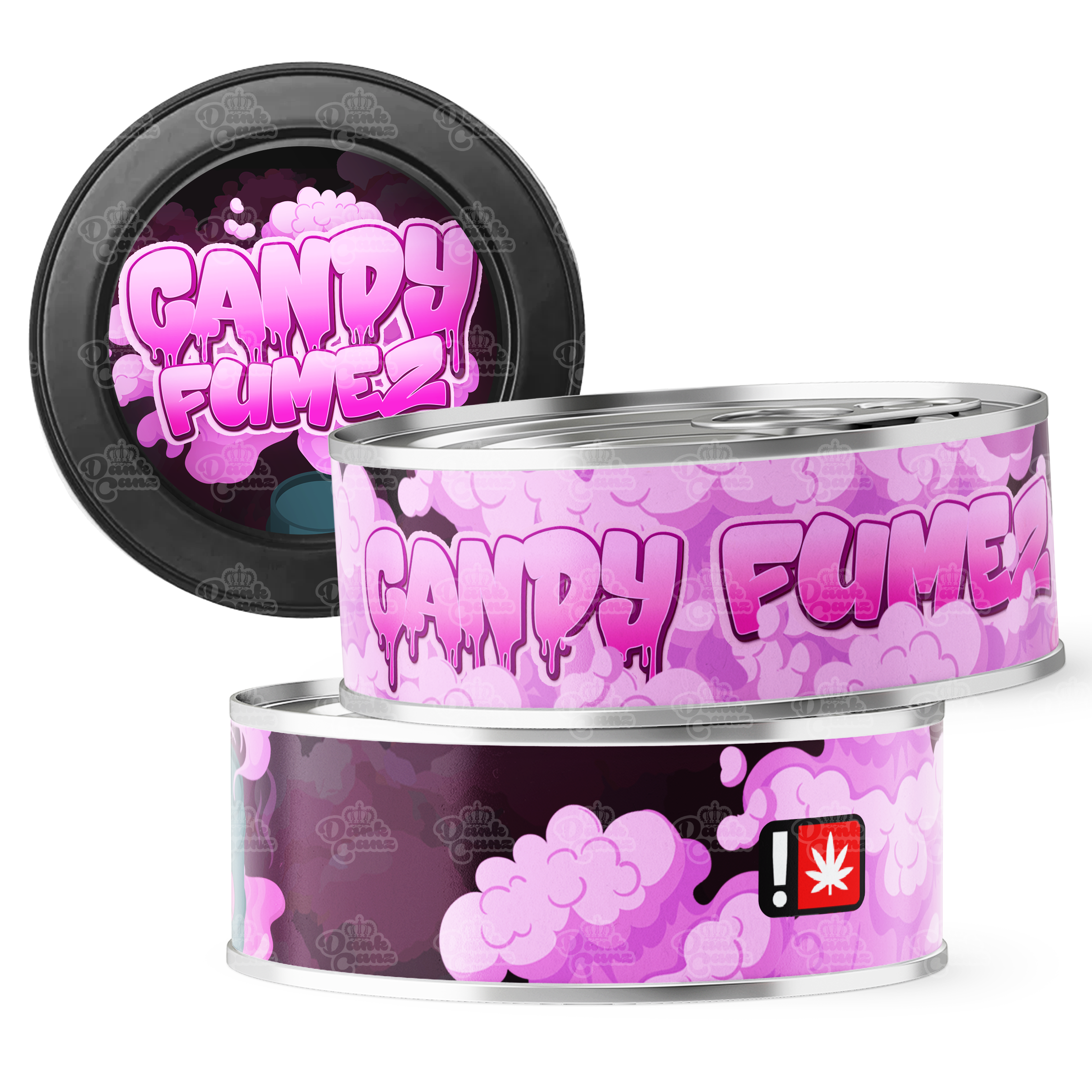 Candy Fumez 3.5g Self Seal Tins - DC Packaging Custom Cannabis Packaging