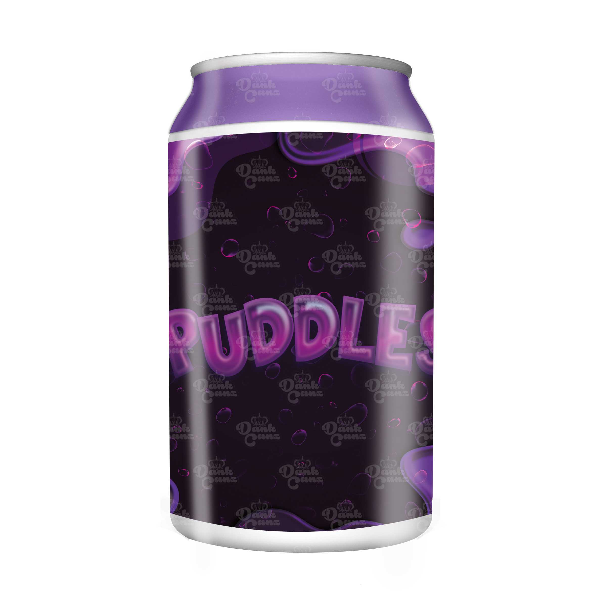 Puddles 3.5g Plastic Soda Cans - DC Packaging Custom Cannabis Packaging