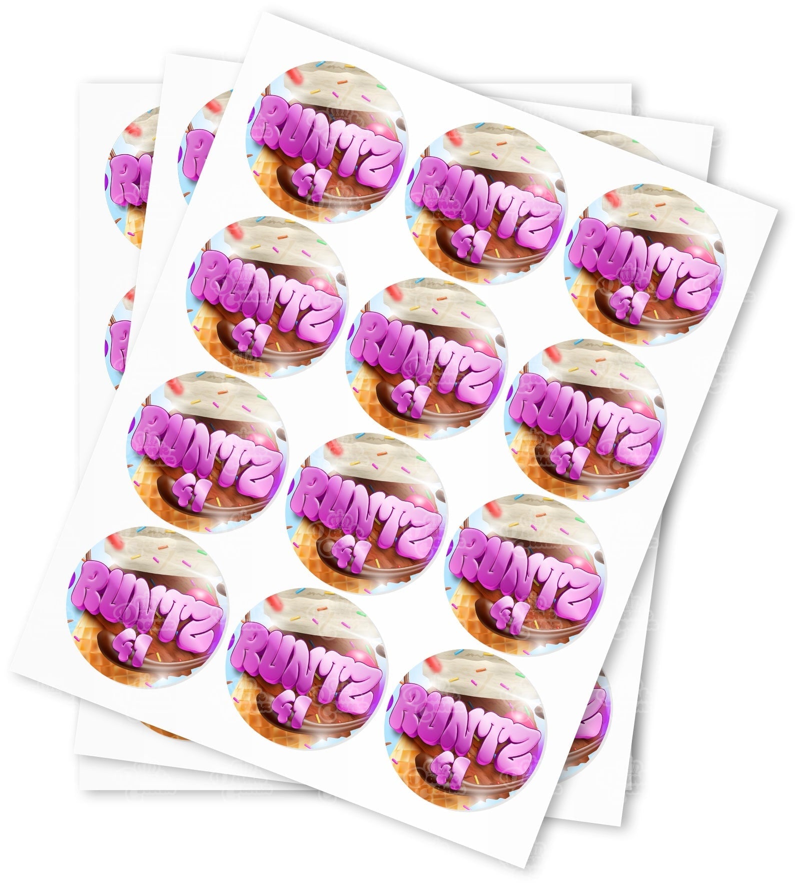 Runtz 41 Strain Stickers - DC Packaging Custom Cannabis Packaging