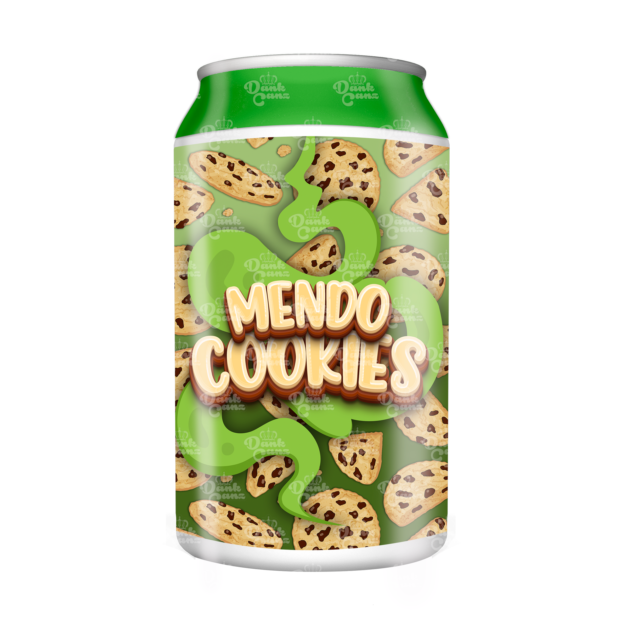 Mendo Cookies 3.5g Plastic Soda Cans - DC Packaging Custom Cannabis Packaging