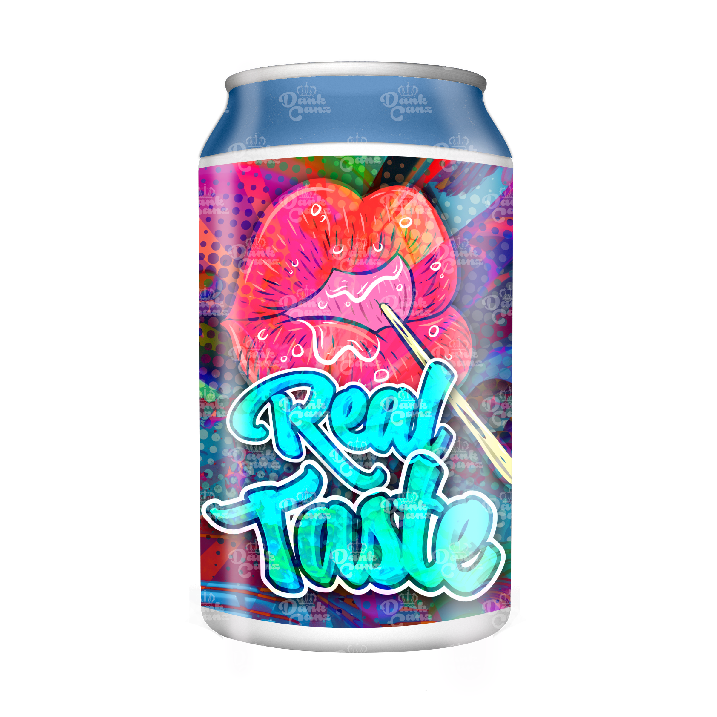 Real Taste 3.5g Plastic Soda Cans - DC Packaging Custom Cannabis Packaging