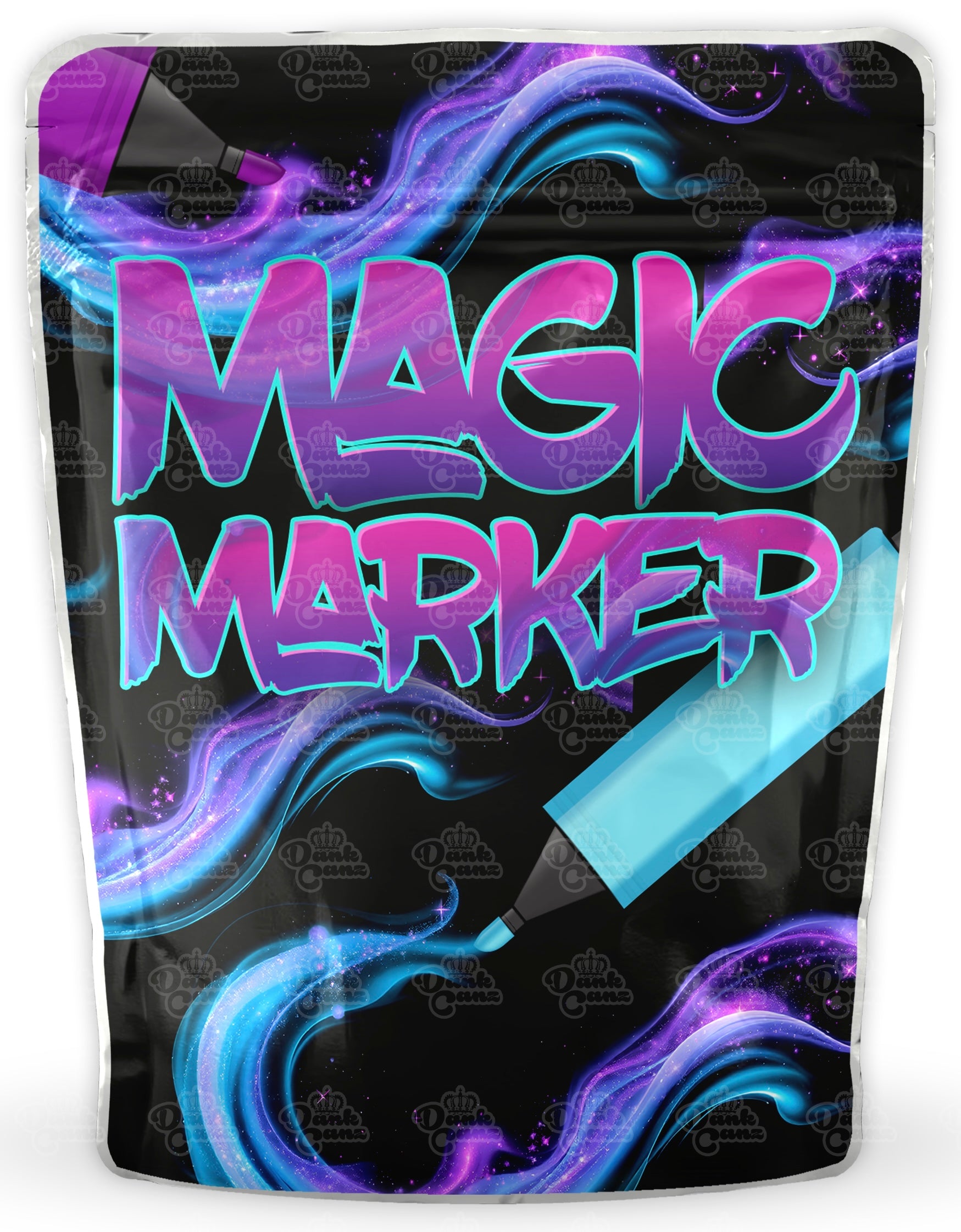 Magic Marker Mylar Bags - DC Packaging Custom Cannabis Packaging