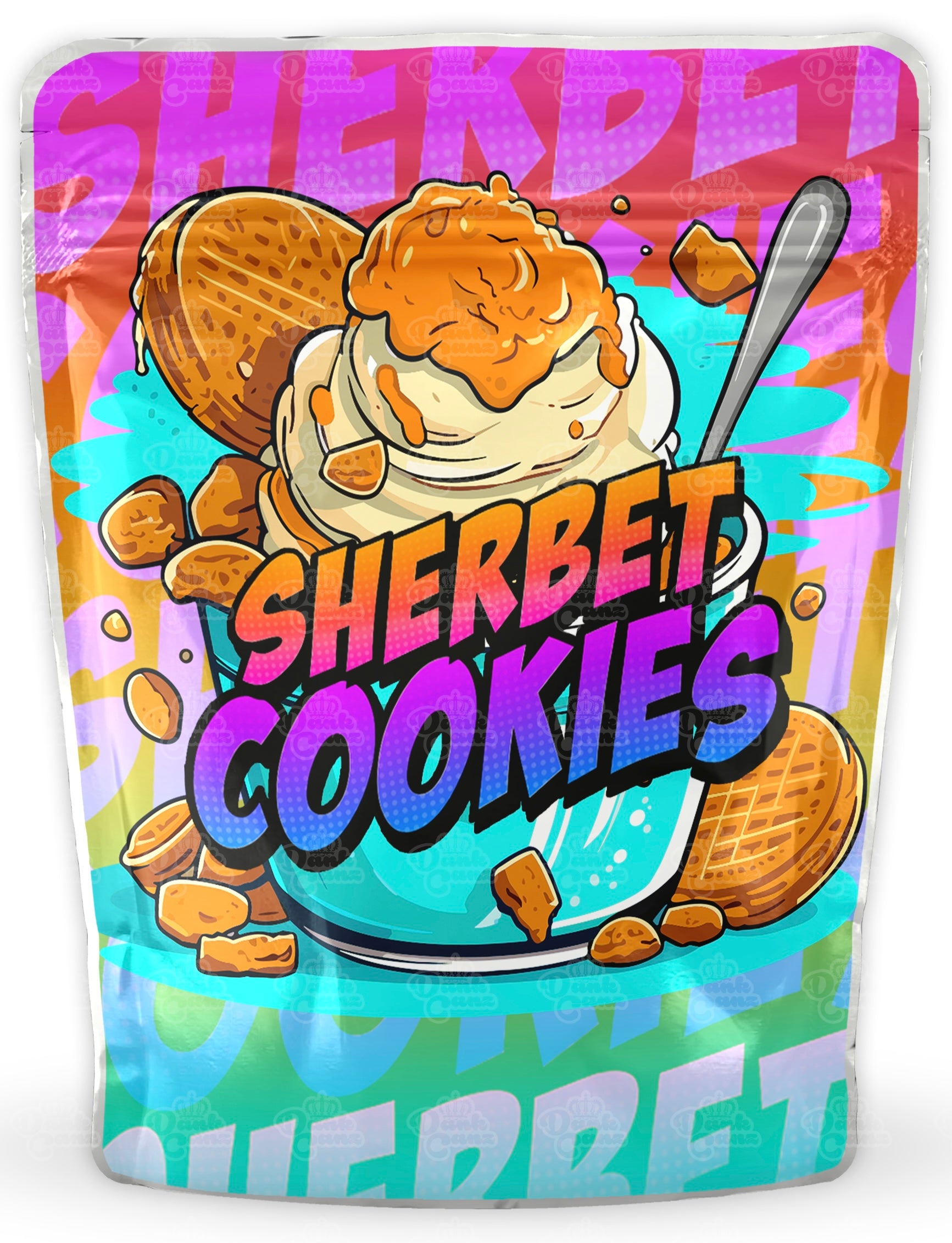 Sherbet Cookies Mylar Bags - DC Packaging Custom Cannabis Packaging